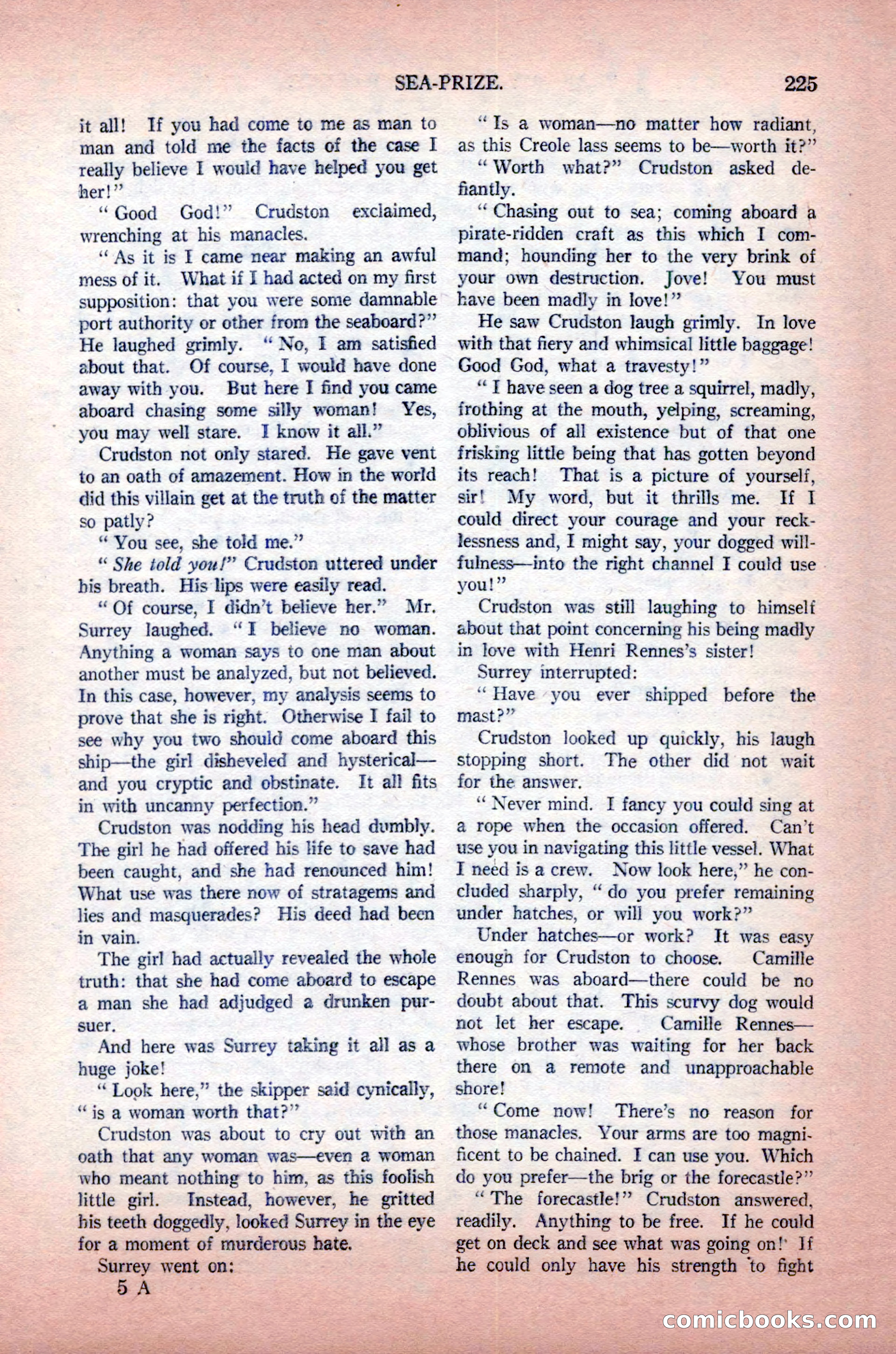 Argosy All-Story Weekly, May 30, 1925 — page 71 of 168
