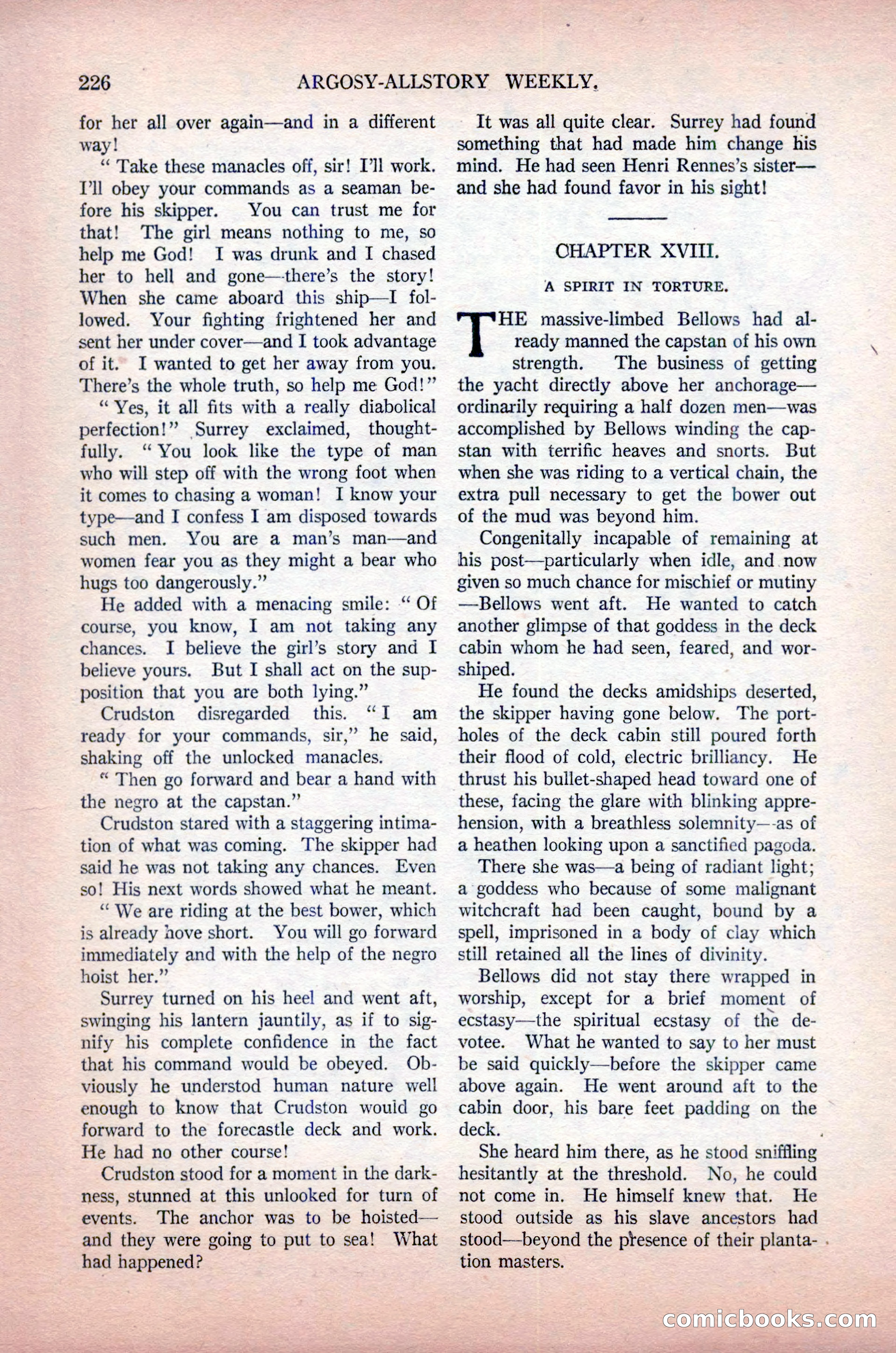 Argosy All-Story Weekly, May 30, 1925 — page 72 of 168