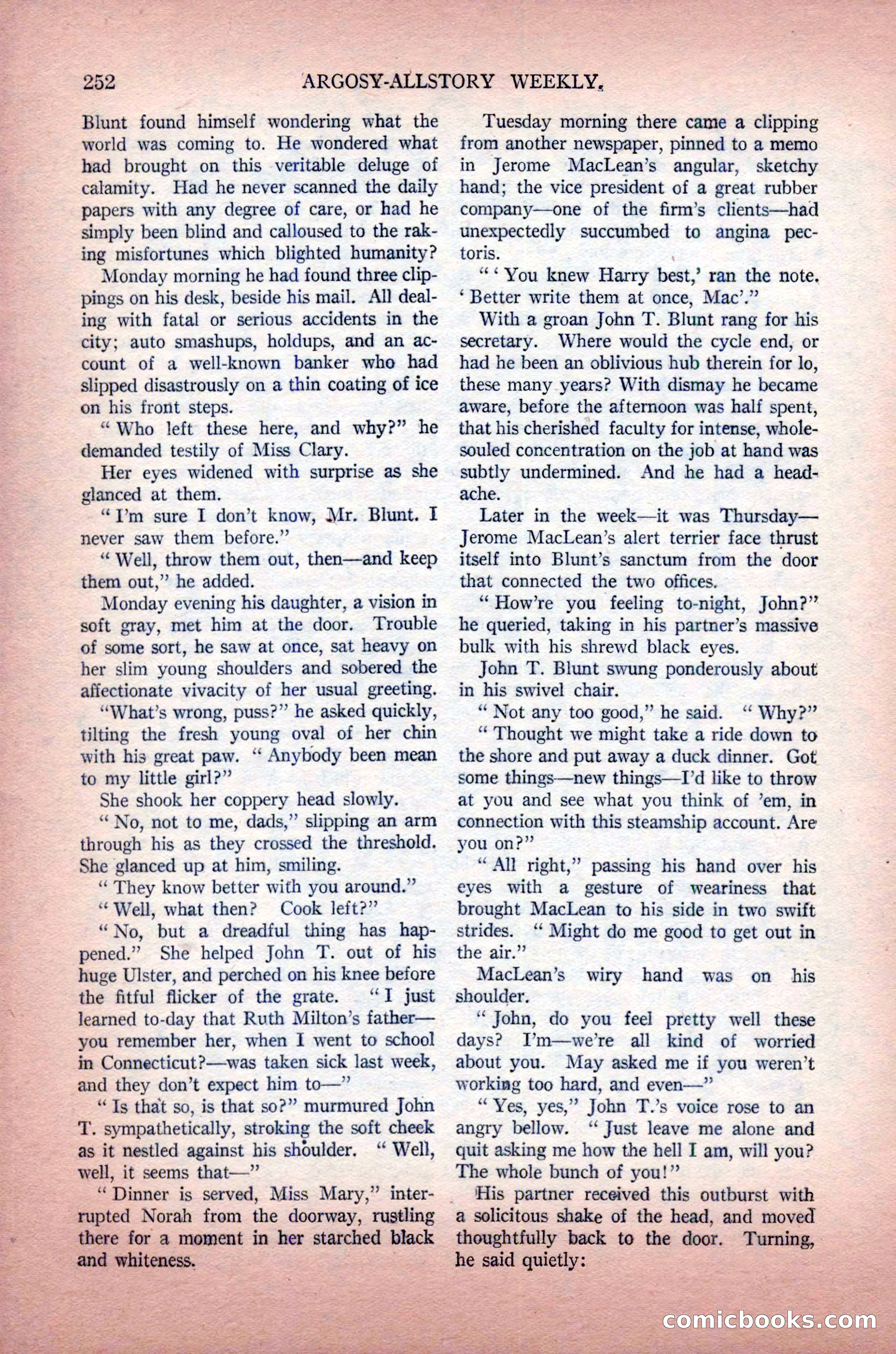 Argosy All-Story Weekly, May 30, 1925 — page 98 of 168