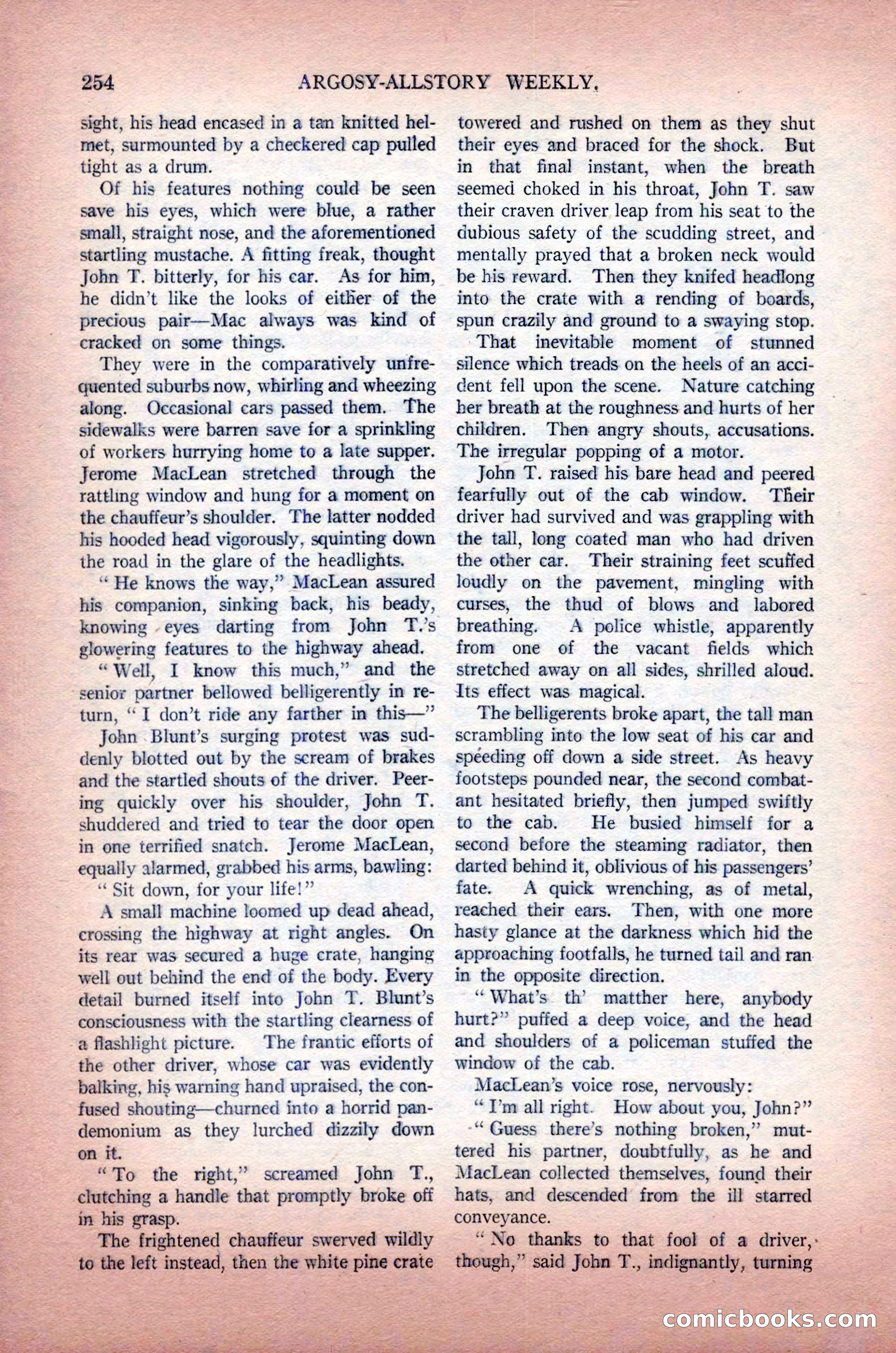 Argosy All-Story Weekly, May 30, 1925 — page 100 of 168