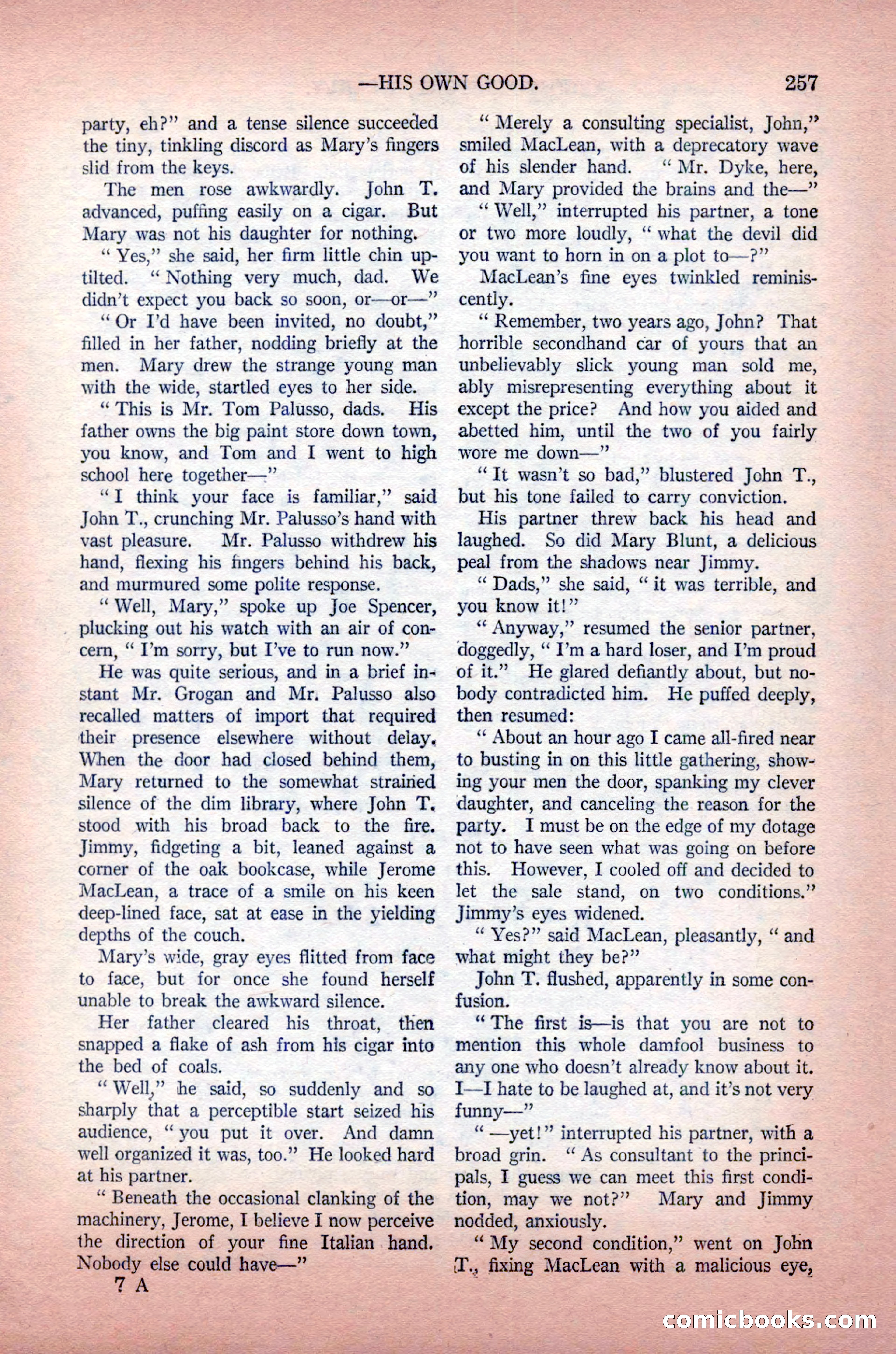 Argosy All-Story Weekly, May 30, 1925 — page 103 of 168