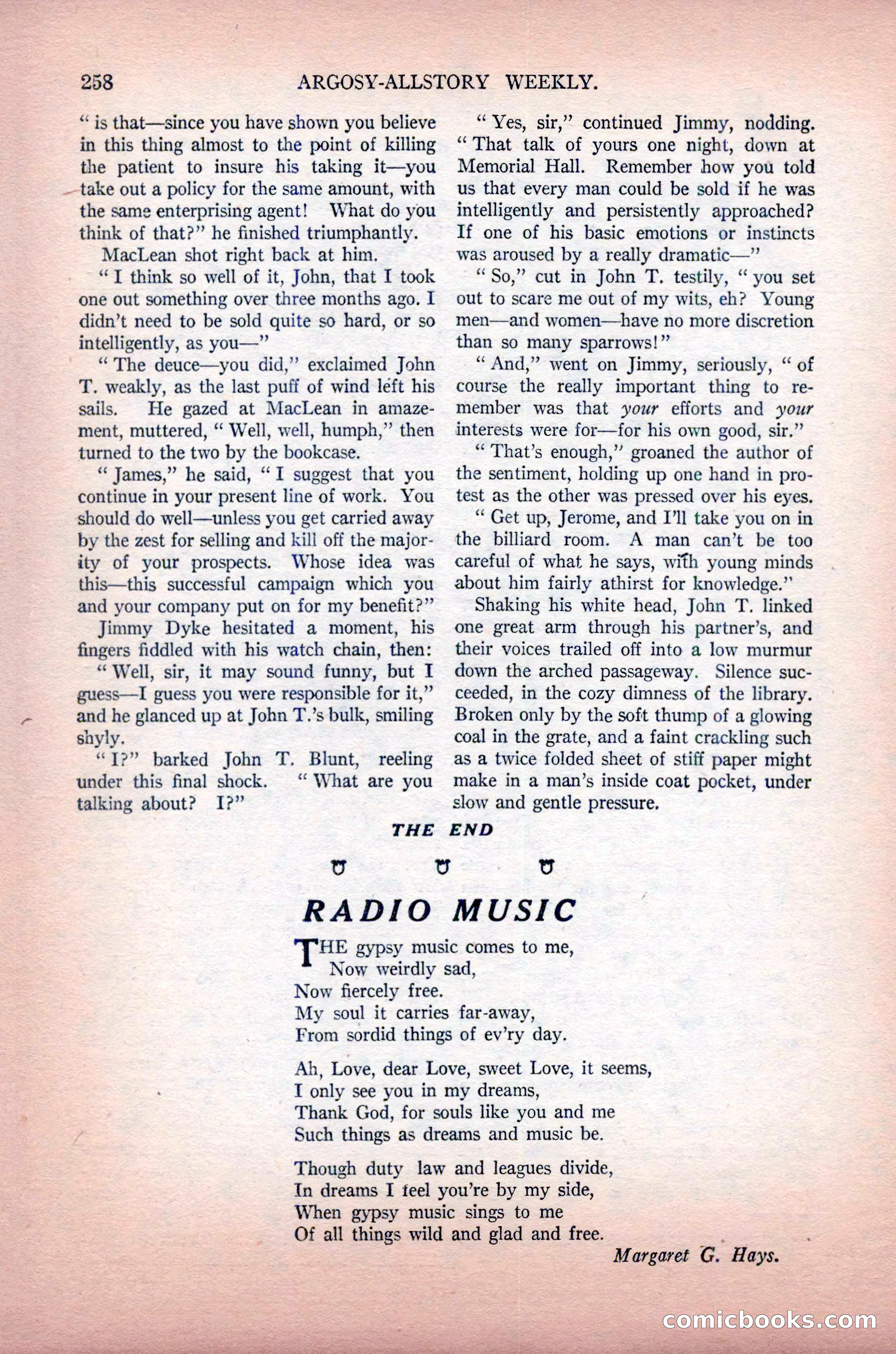 Argosy All-Story Weekly, May 30, 1925 — page 104 of 168