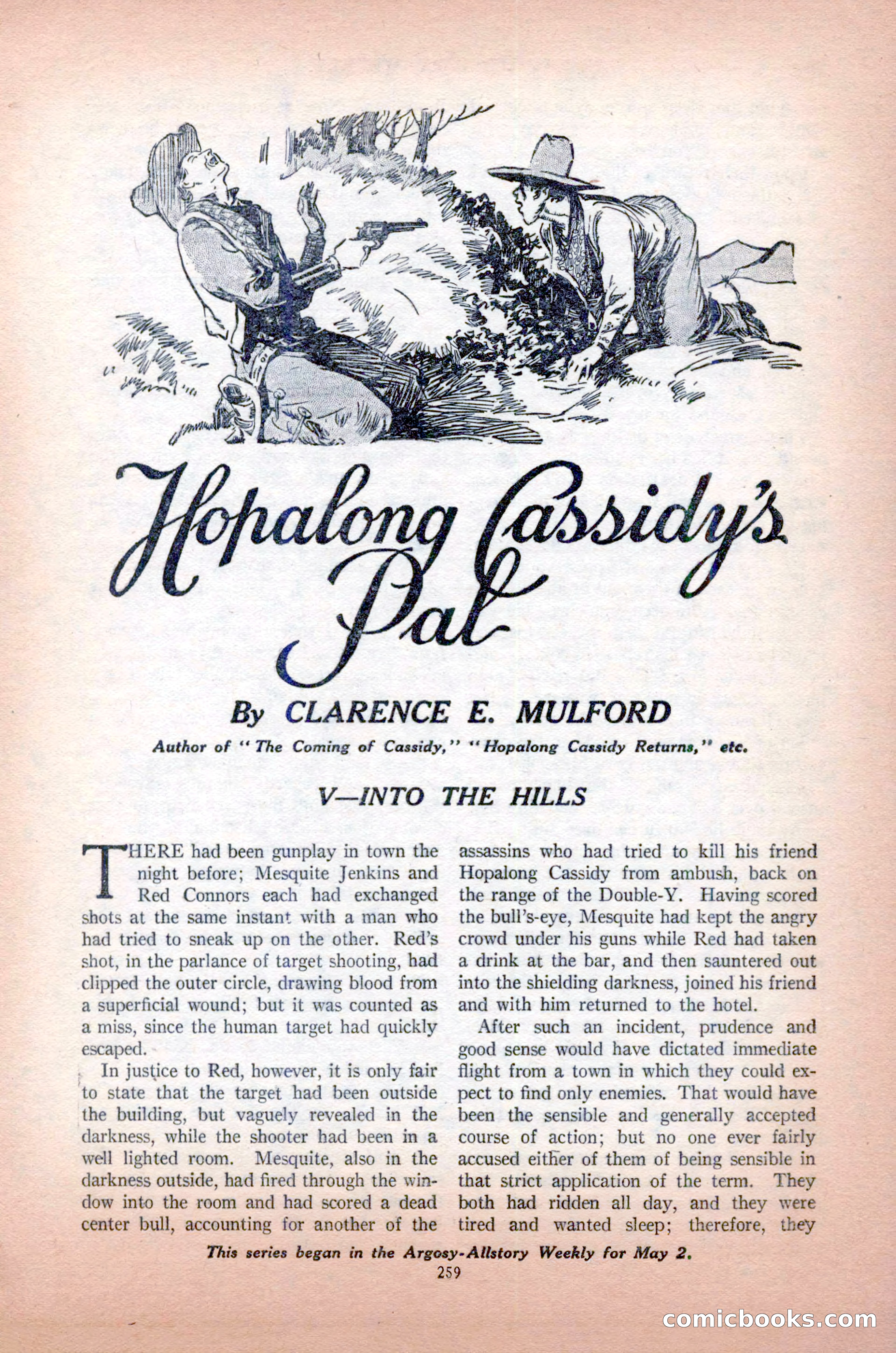 Argosy All-Story Weekly, May 30, 1925 — page 105 of 168