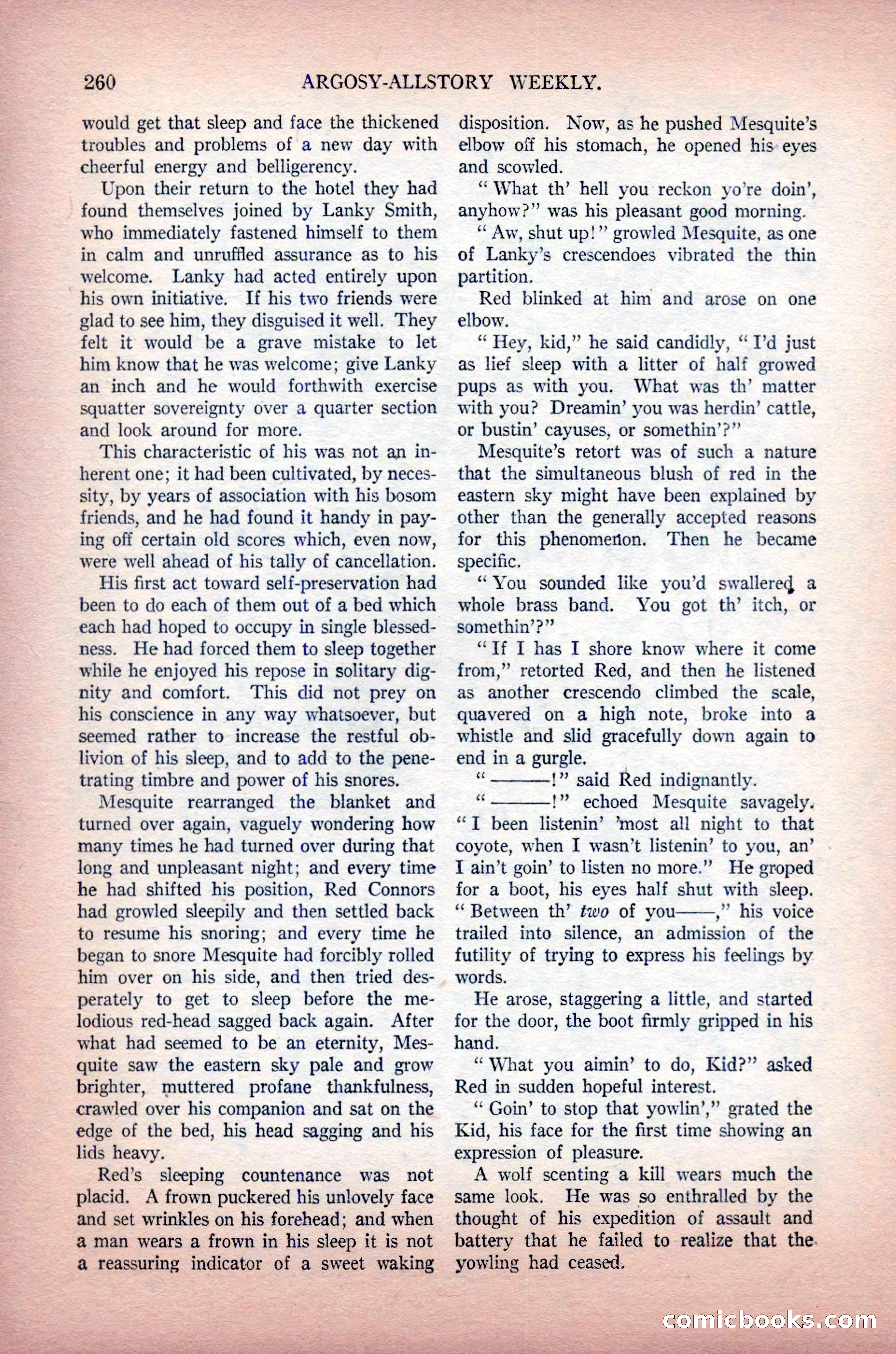 Argosy All-Story Weekly, May 30, 1925 — page 106 of 168