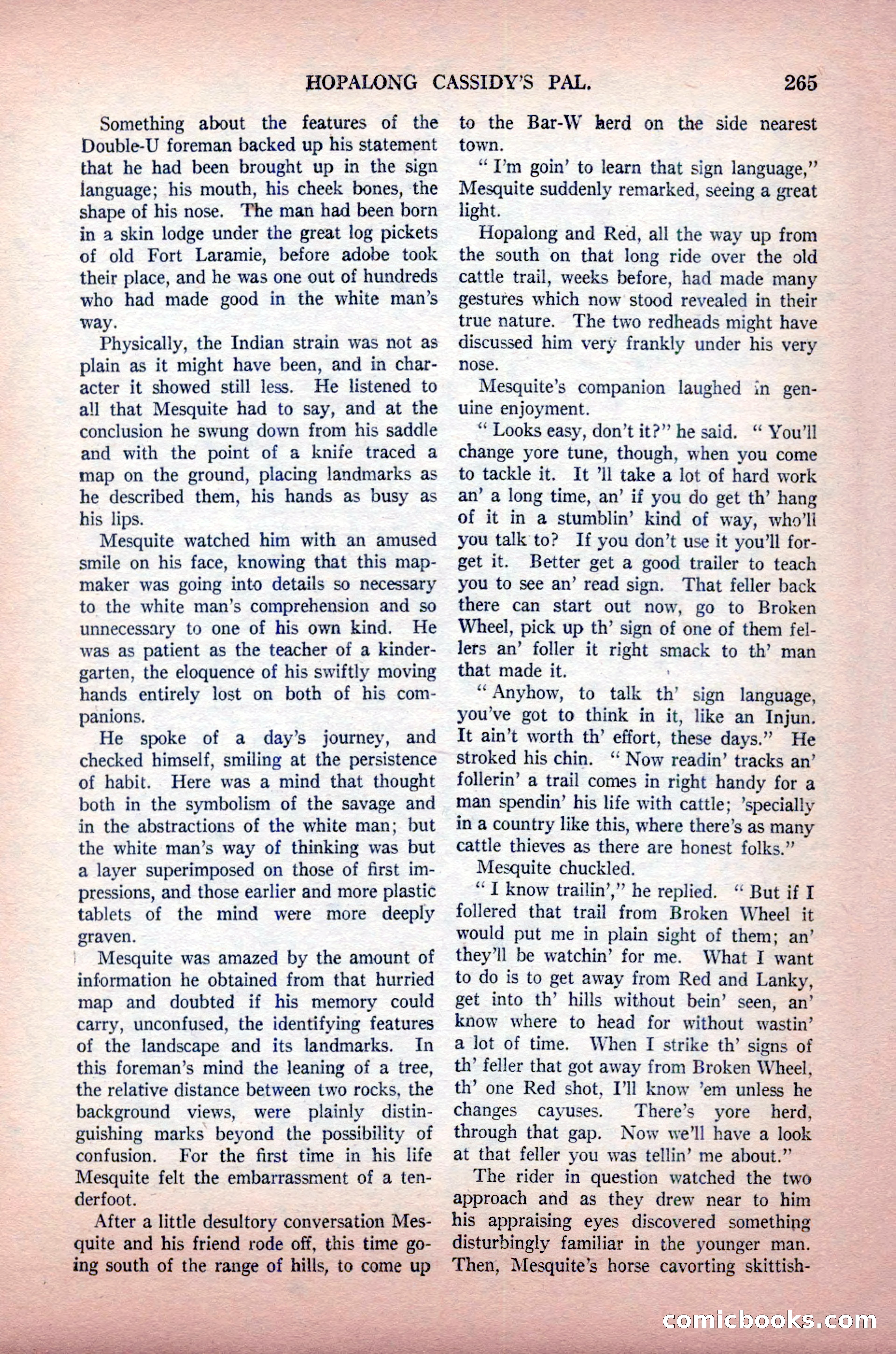 Argosy All-Story Weekly, May 30, 1925 — page 111 of 168