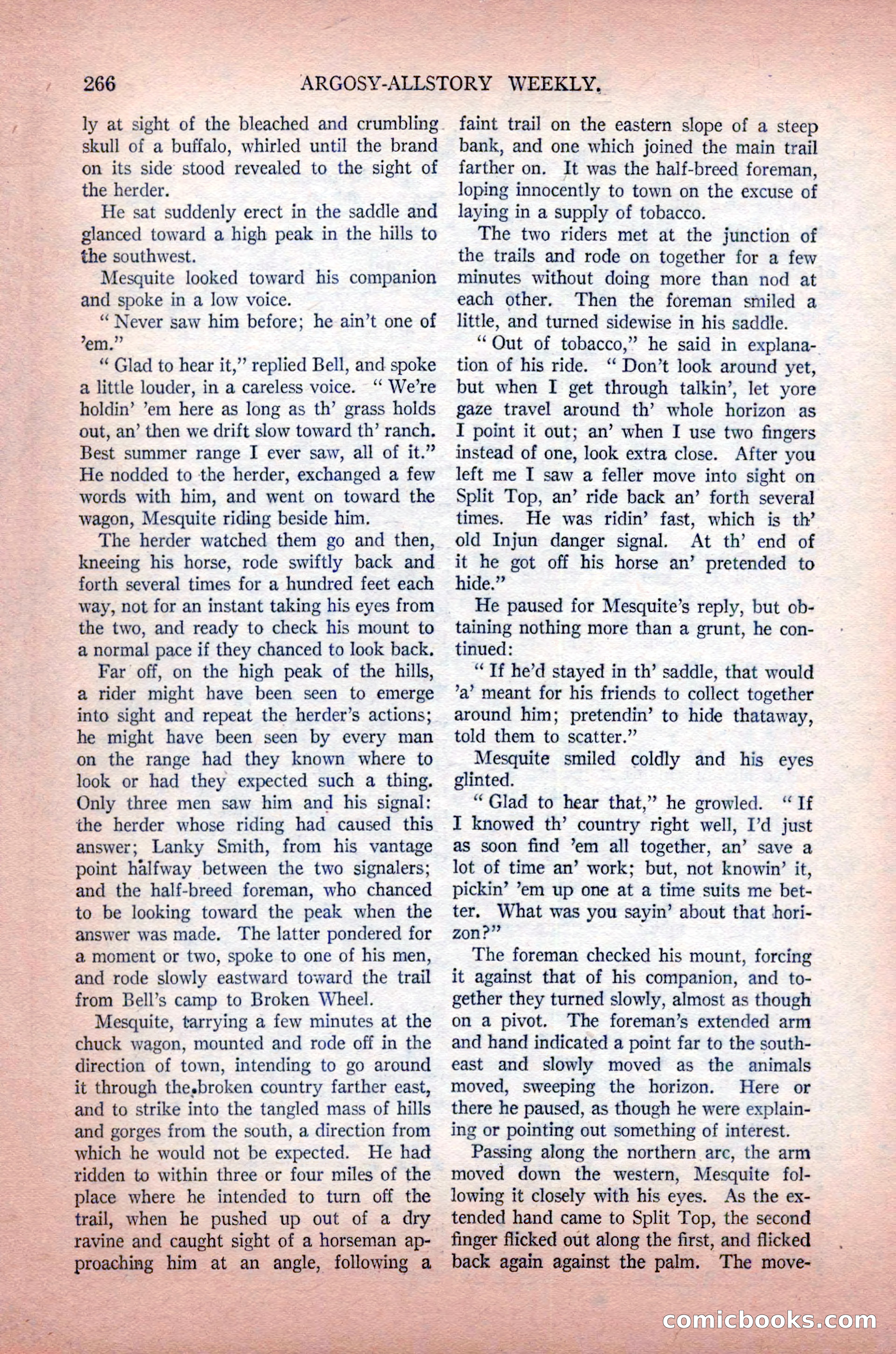 Argosy All-Story Weekly, May 30, 1925 — page 112 of 168