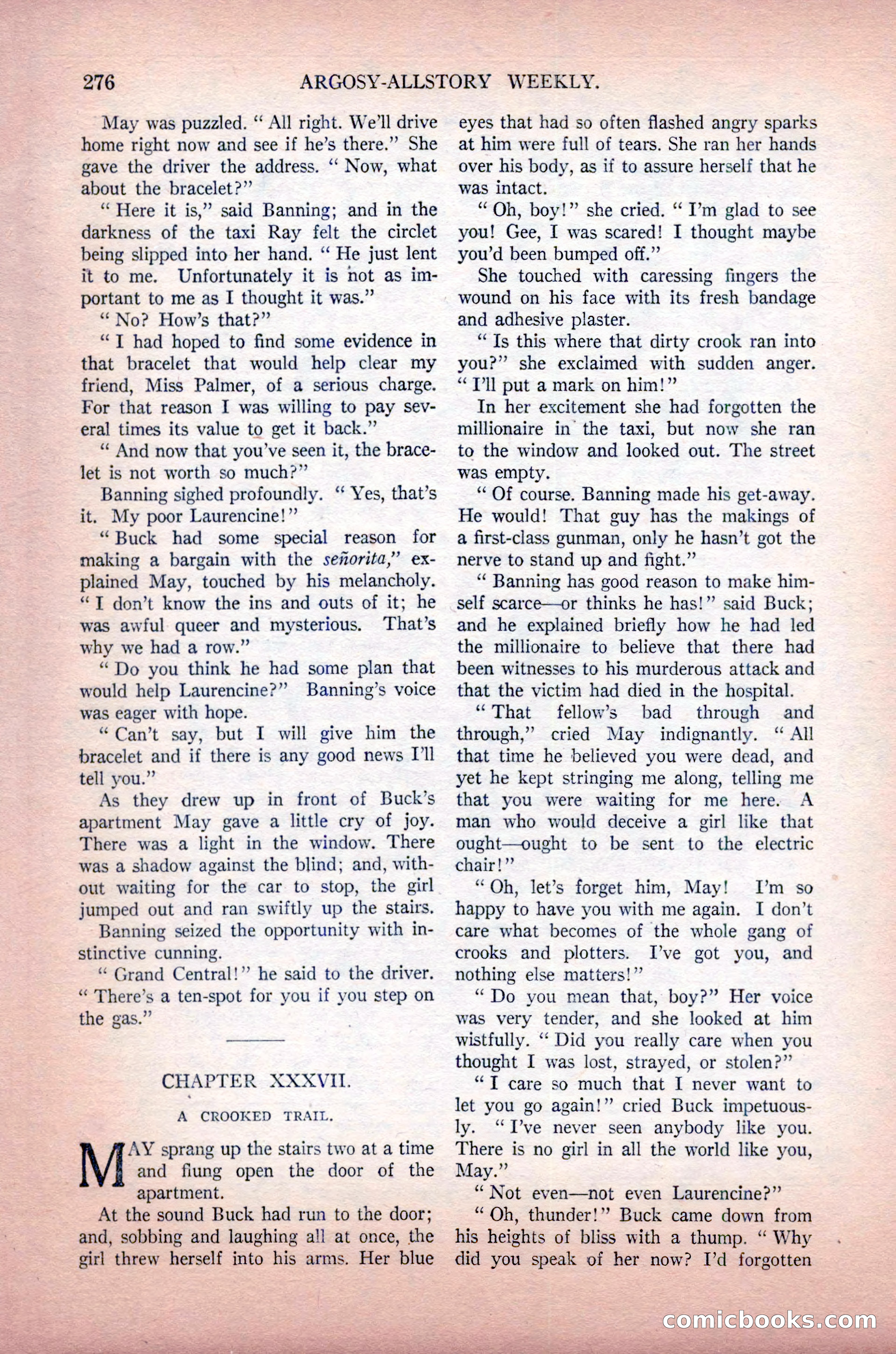 Argosy All-Story Weekly, May 30, 1925 — page 122 of 168
