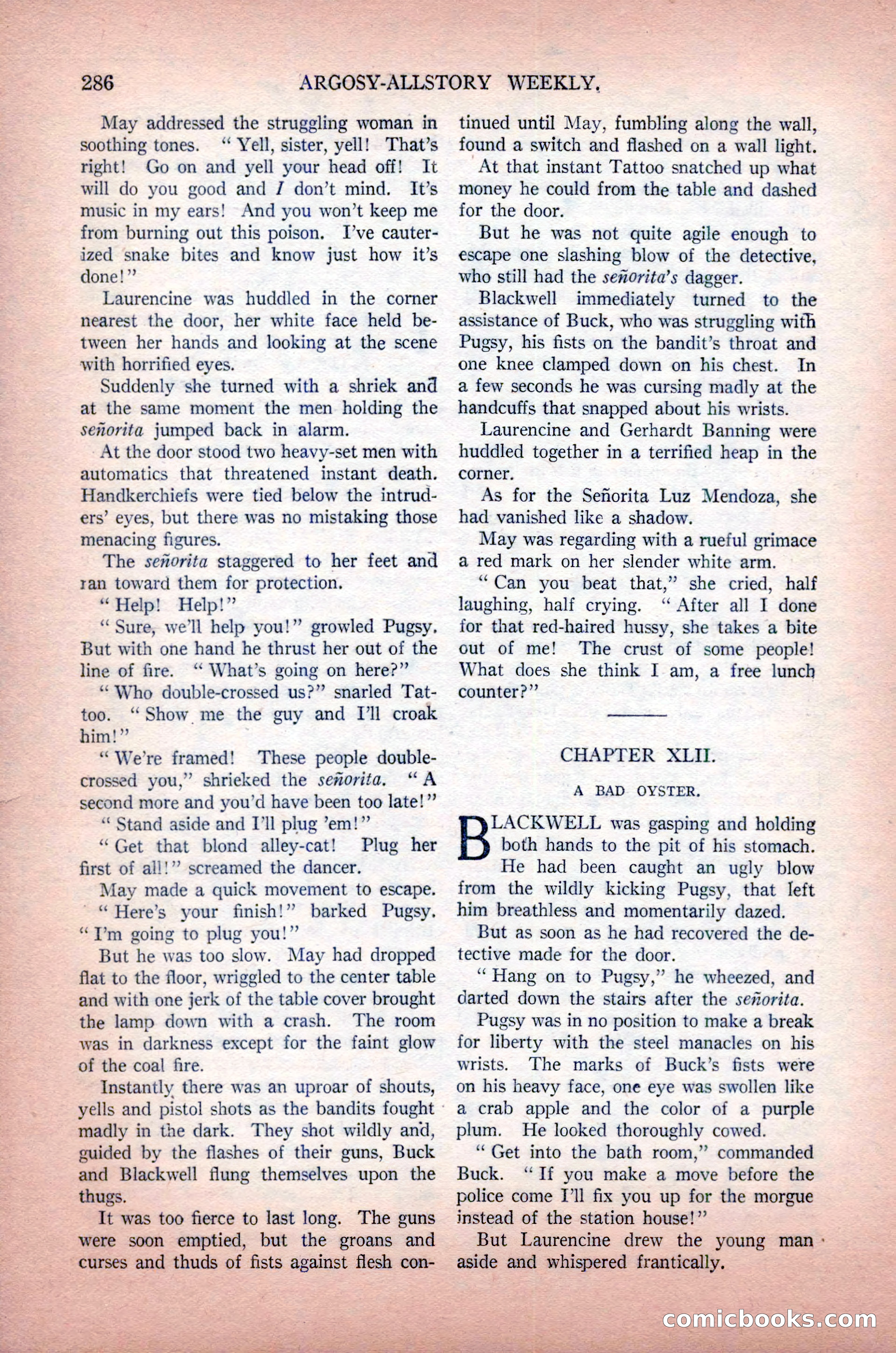 Argosy All-Story Weekly, May 30, 1925 — page 132 of 168
