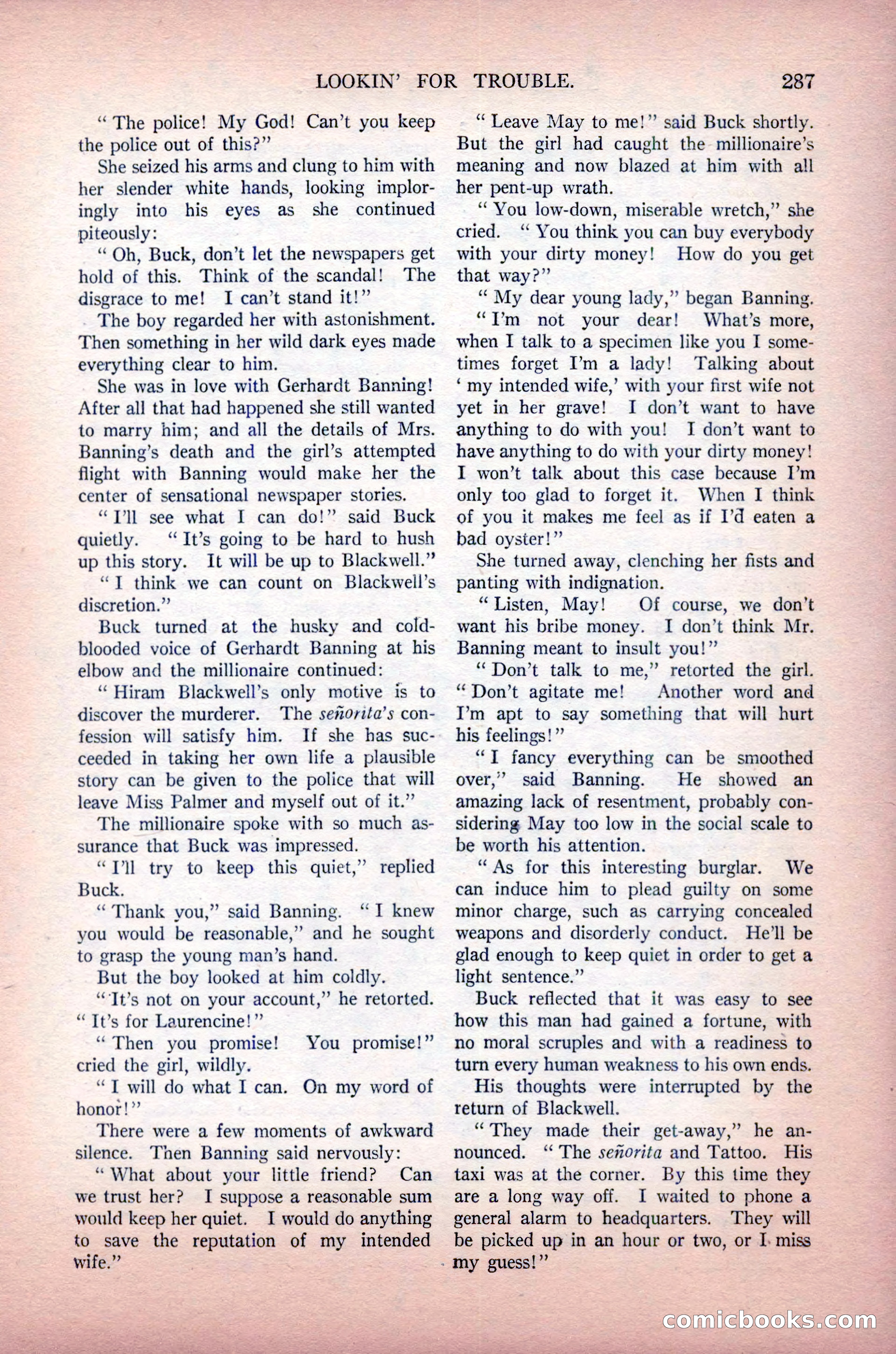 Argosy All-Story Weekly, May 30, 1925 — page 133 of 168