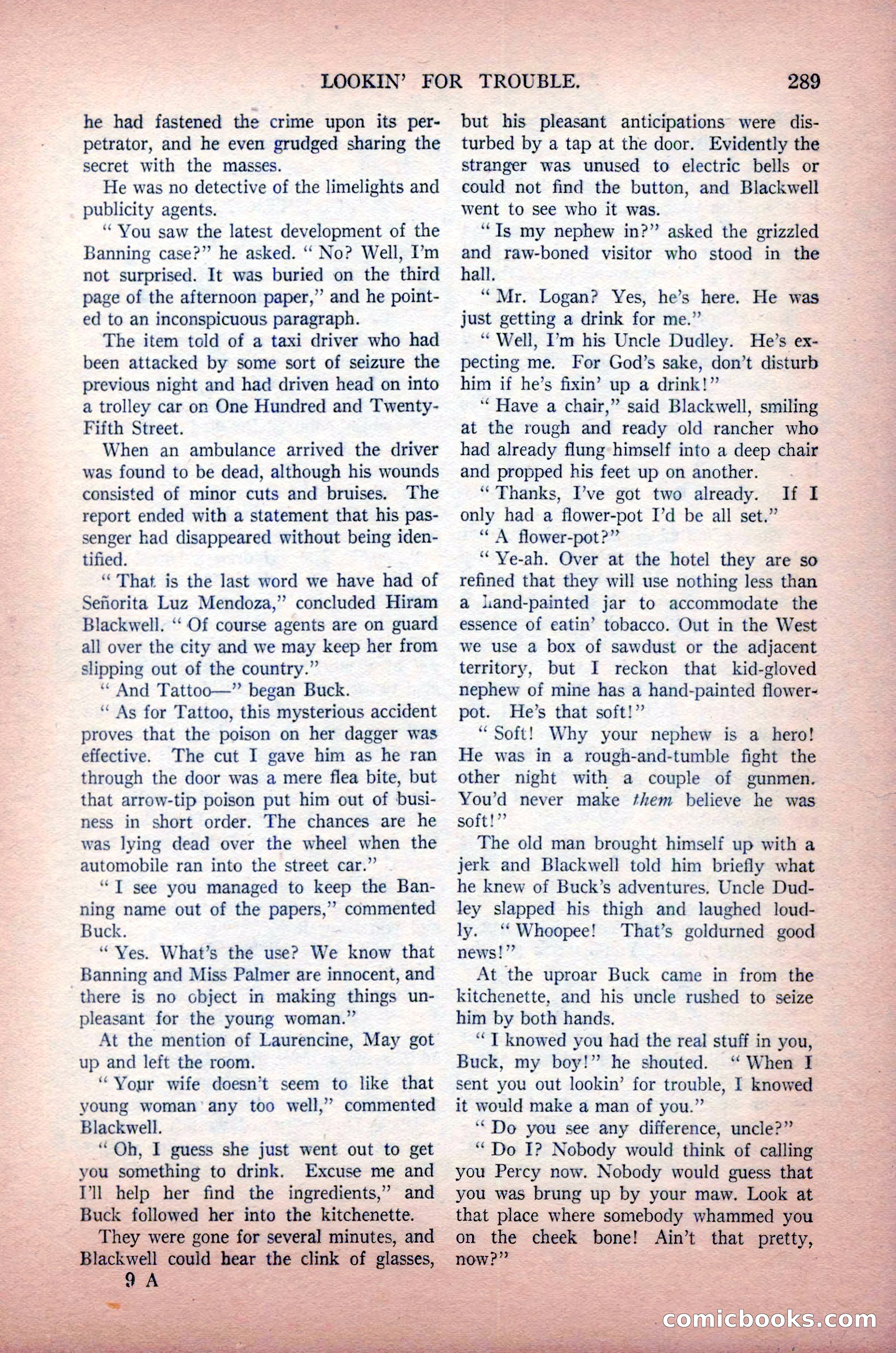 Argosy All-Story Weekly, May 30, 1925 — page 135 of 168