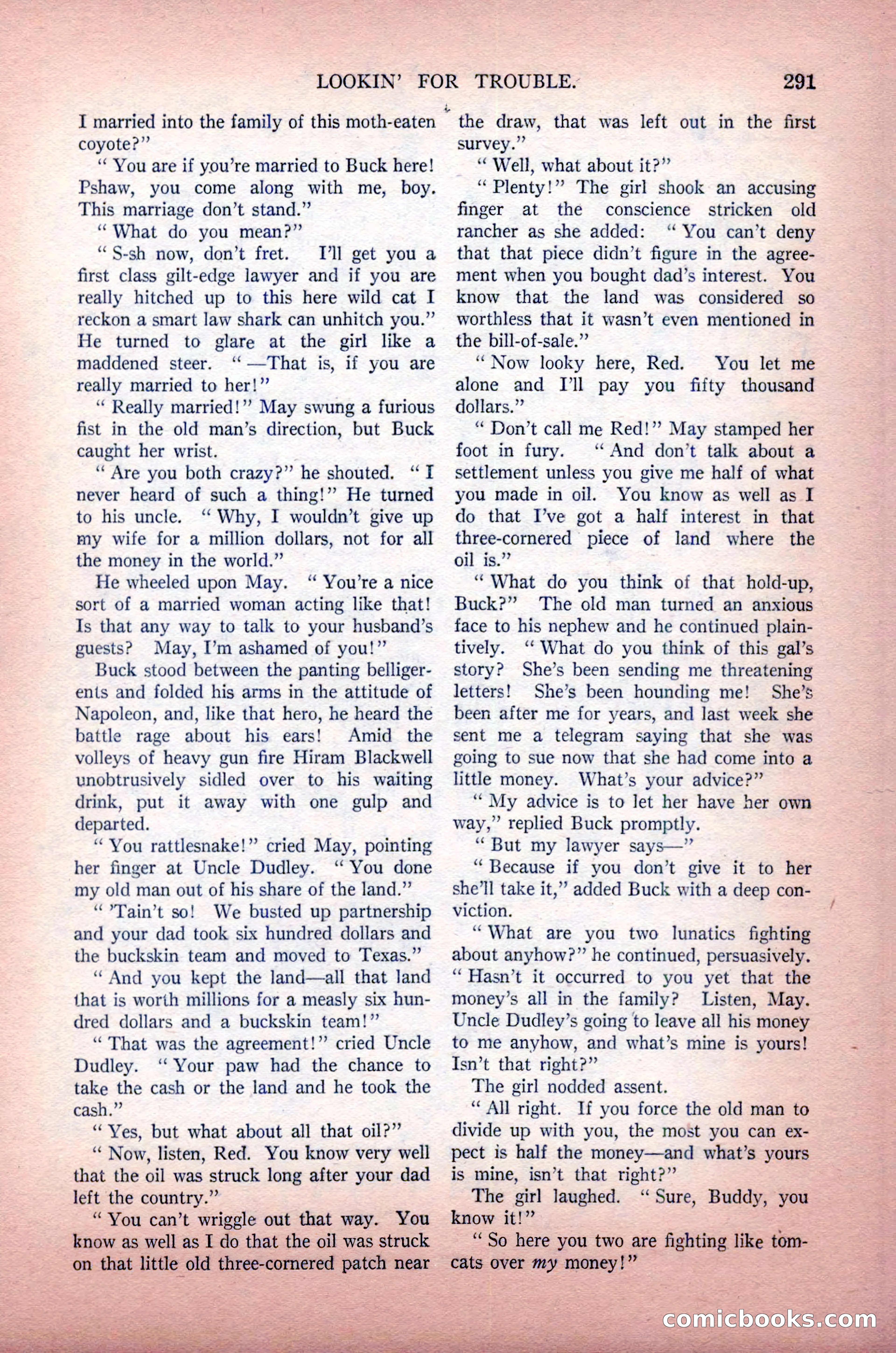 Argosy All-Story Weekly, May 30, 1925 — page 137 of 168