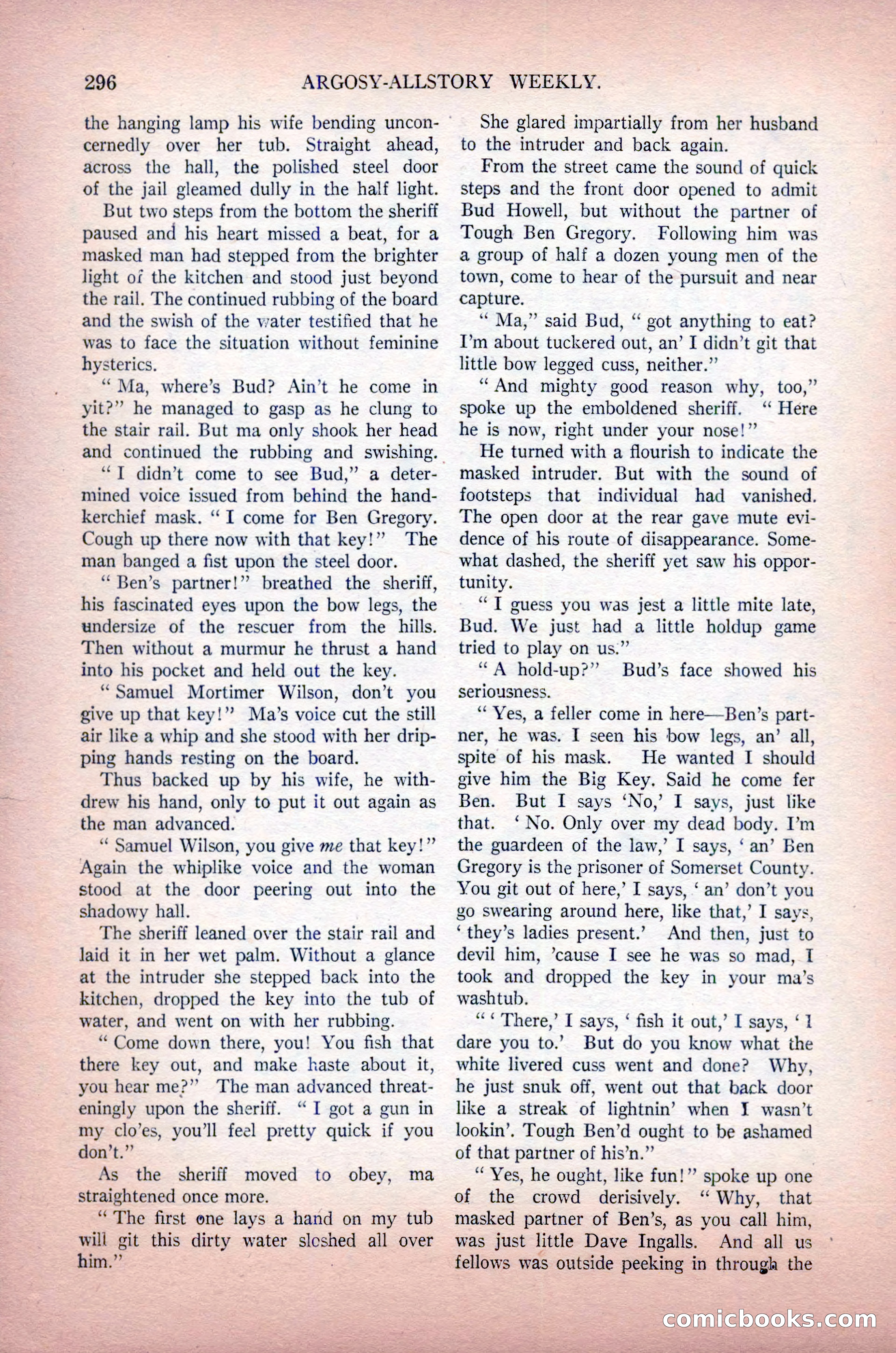 Argosy All-Story Weekly, May 30, 1925 — page 142 of 168