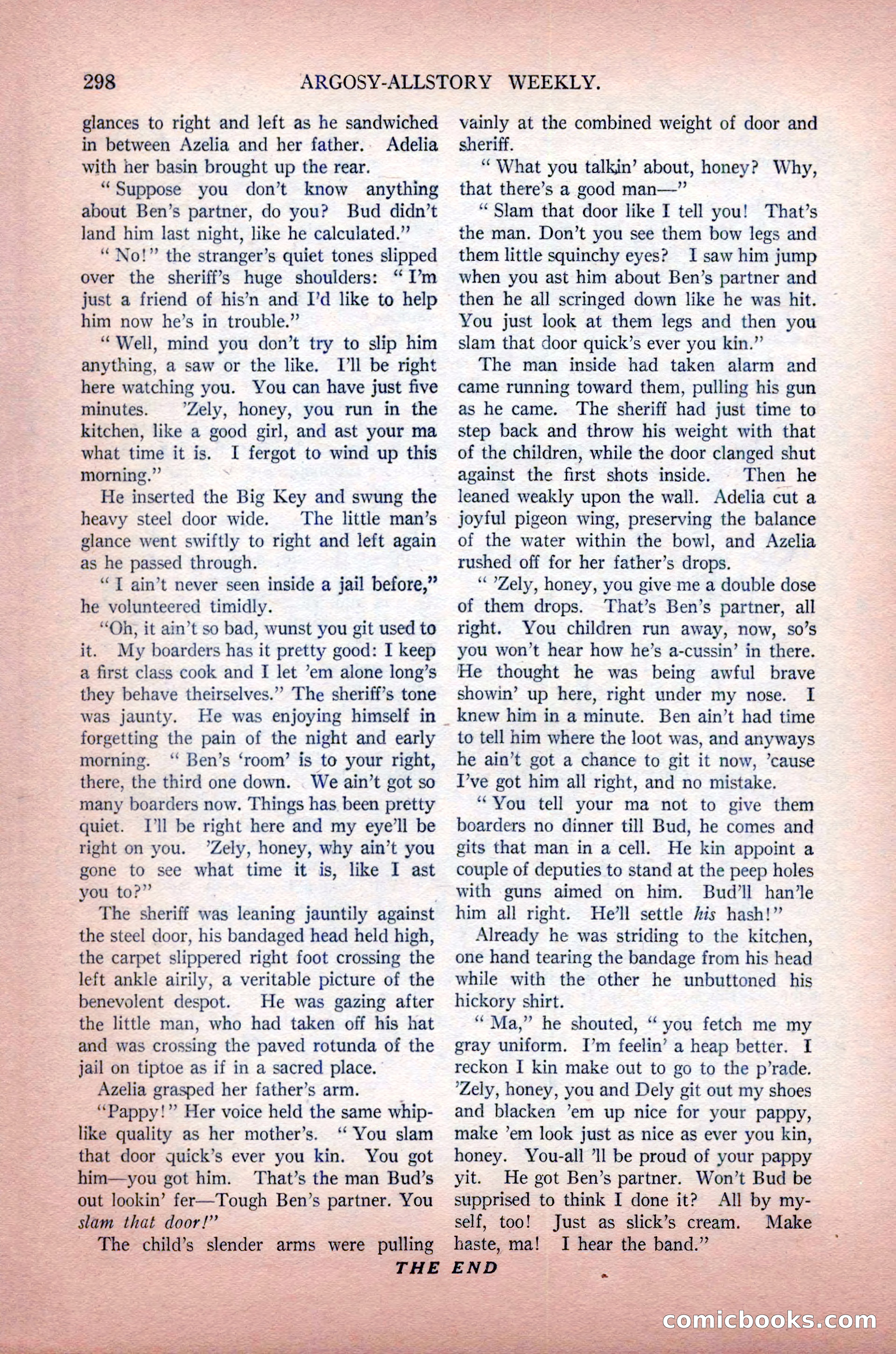 Argosy All-Story Weekly, May 30, 1925 — page 144 of 168