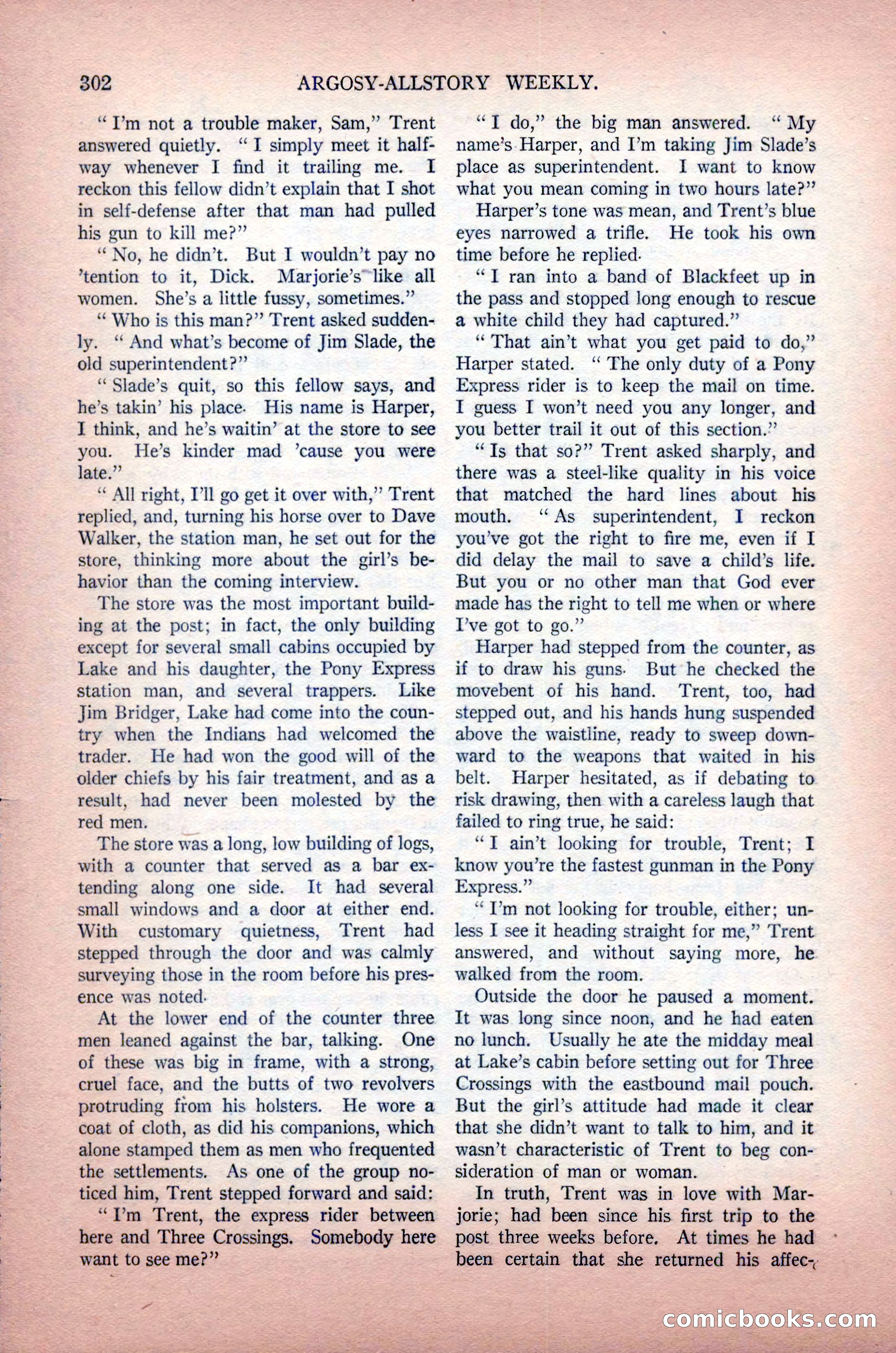 Argosy All-Story Weekly, May 30, 1925 — page 148 of 168