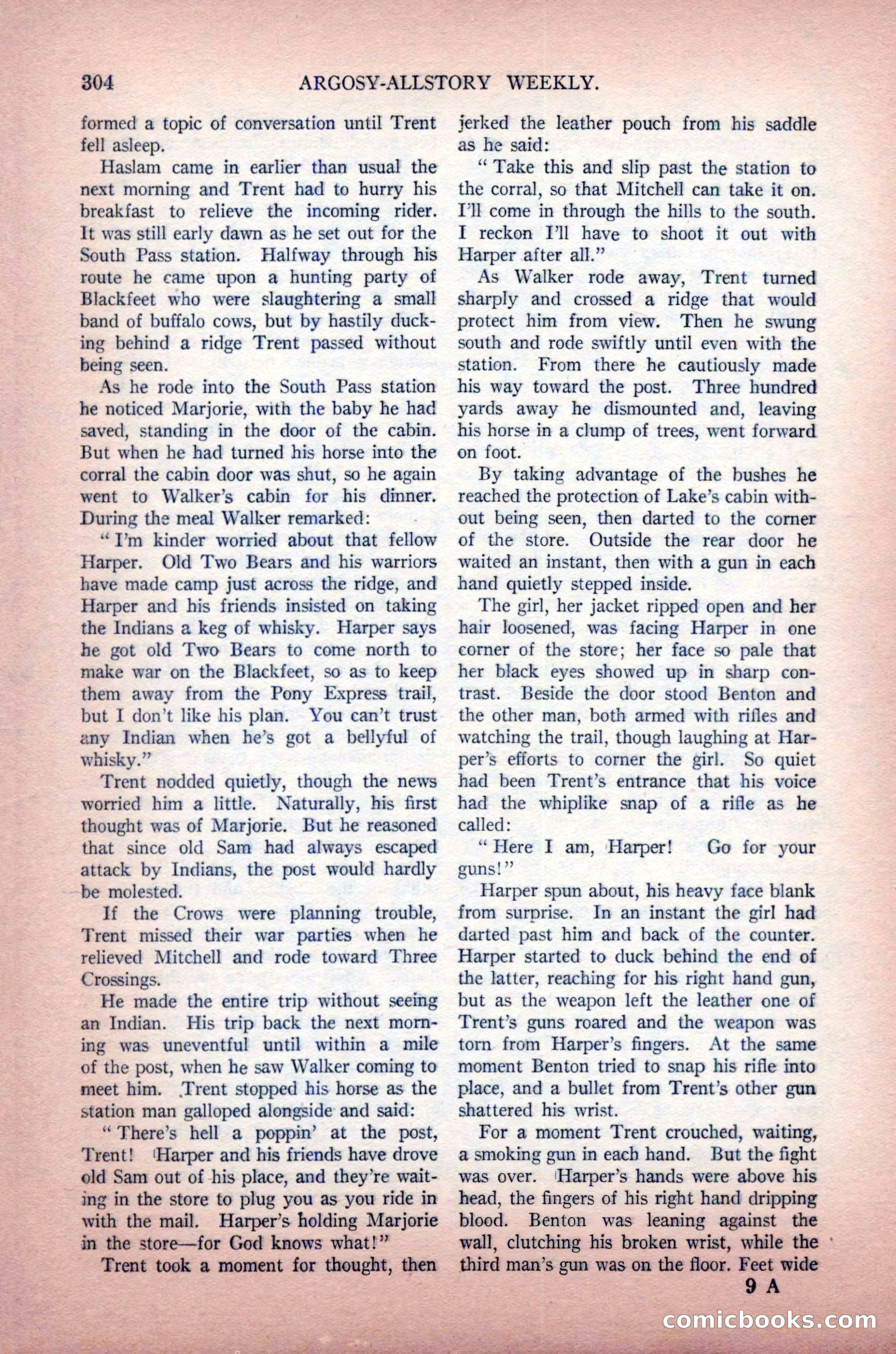 Argosy All-Story Weekly, May 30, 1925 — page 150 of 168