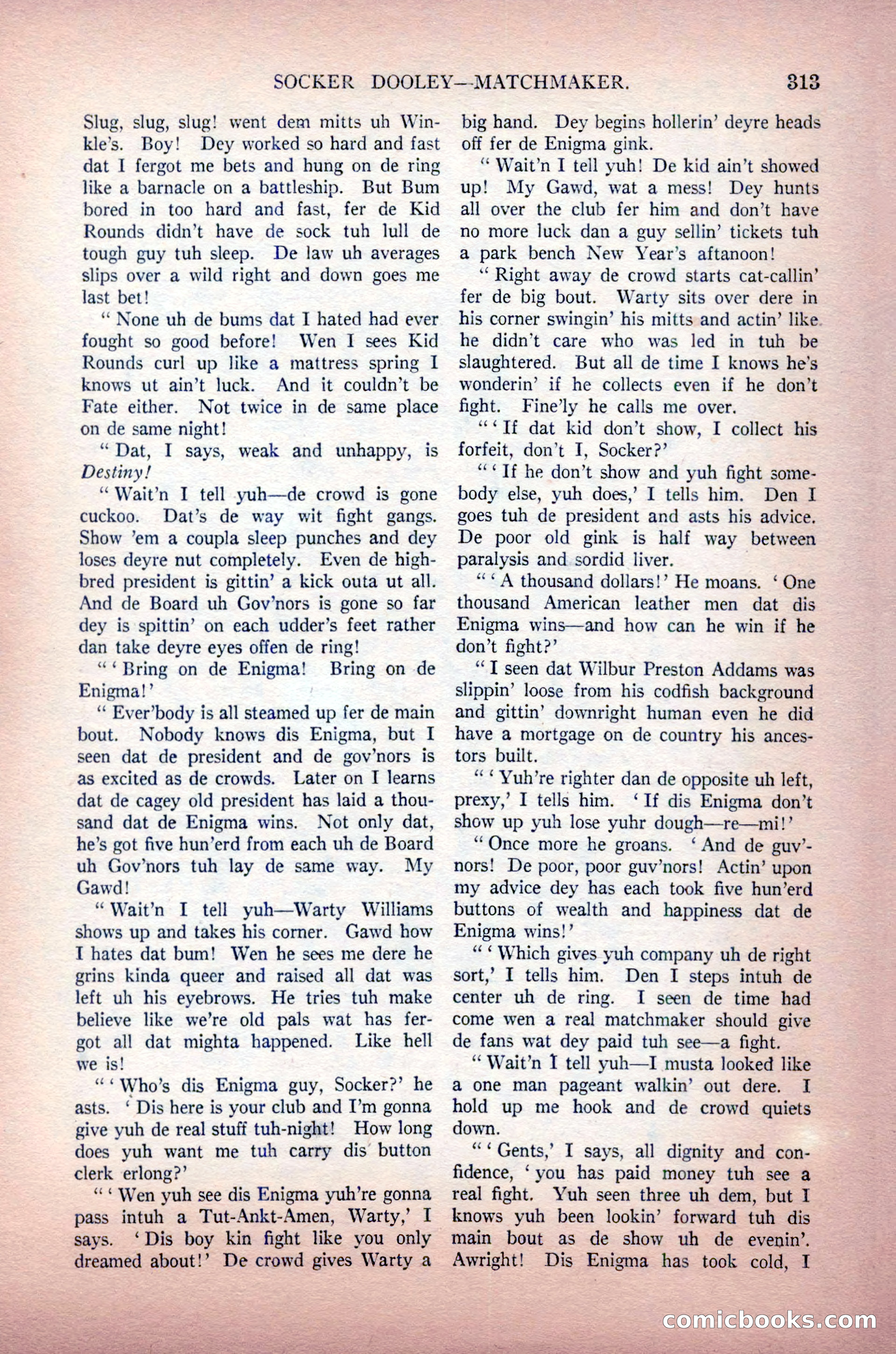 Argosy All-Story Weekly, May 30, 1925 — page 159 of 168