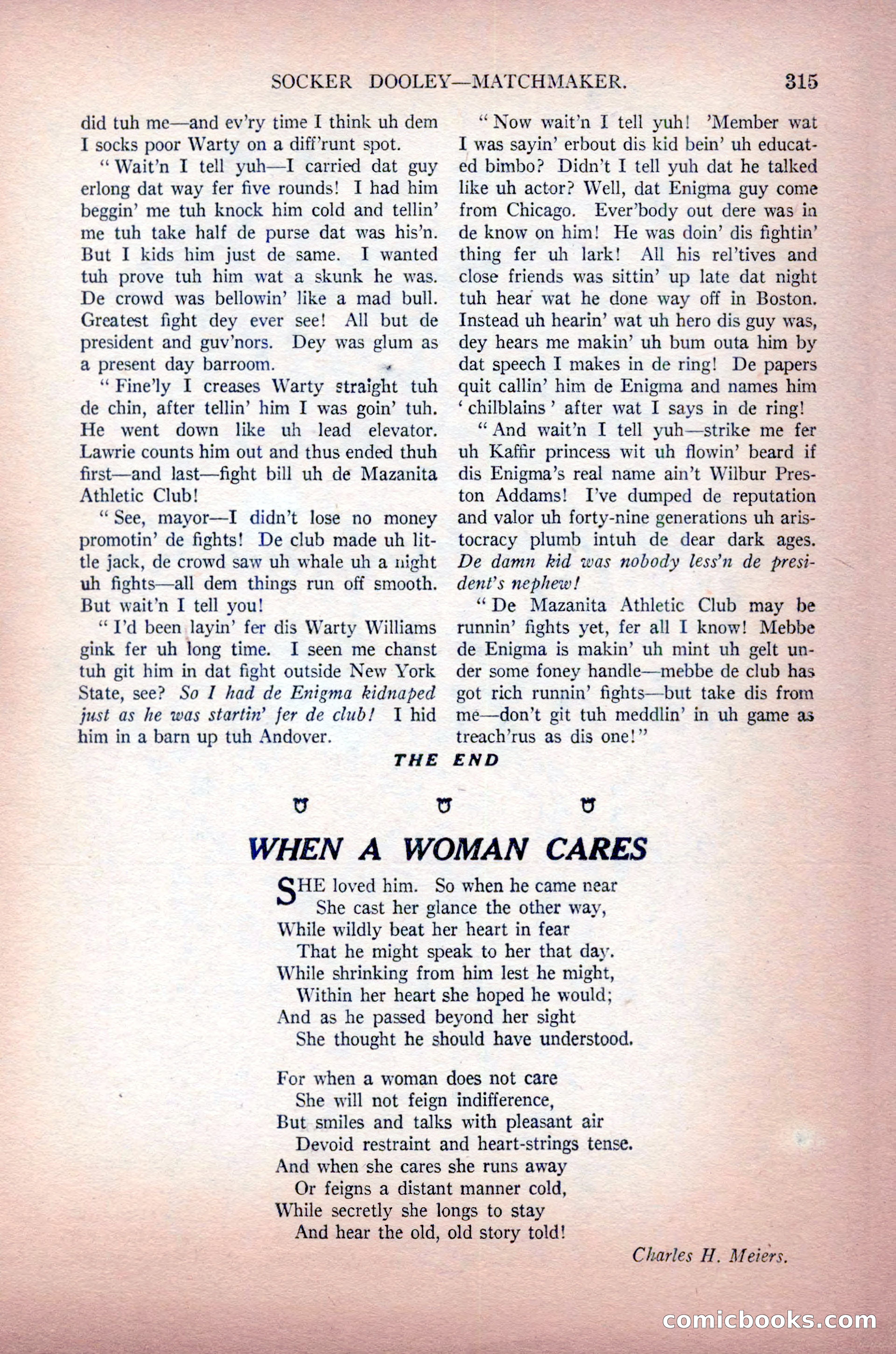 Argosy All-Story Weekly, May 30, 1925 — page 161 of 168