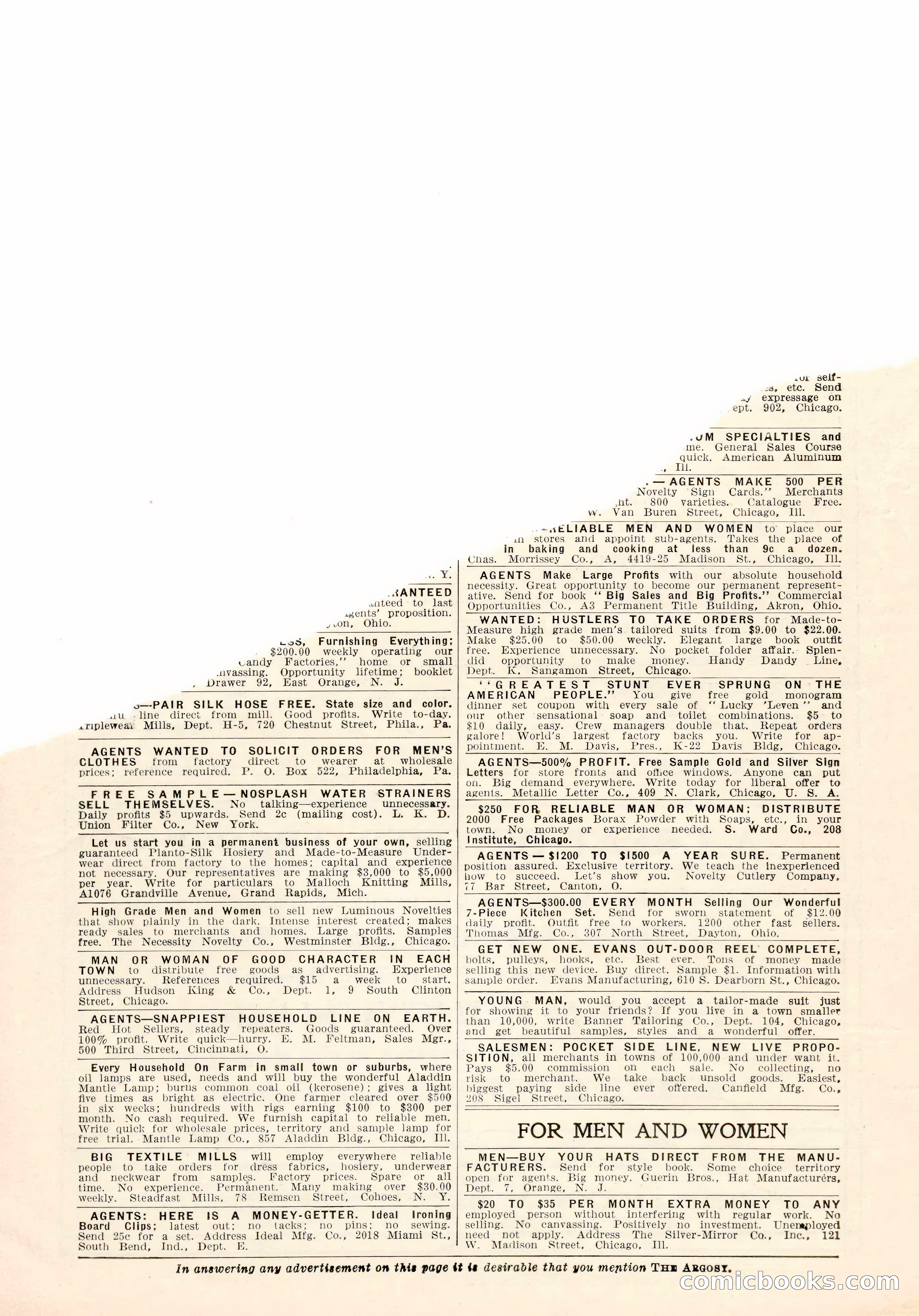 The Argosy, September 1915 — page 6 of 246
