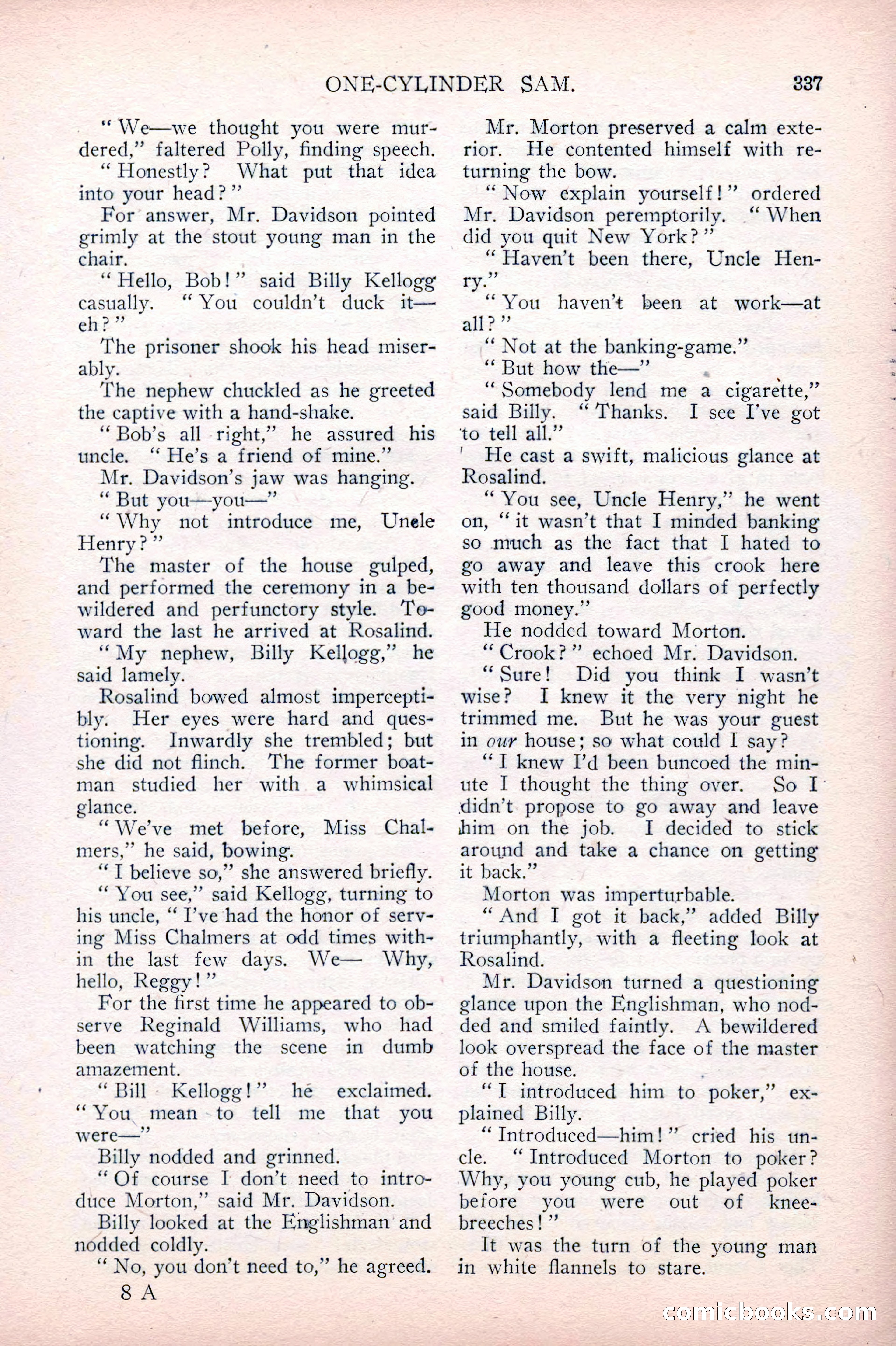 The Argosy, September 1915 — page 123 of 246