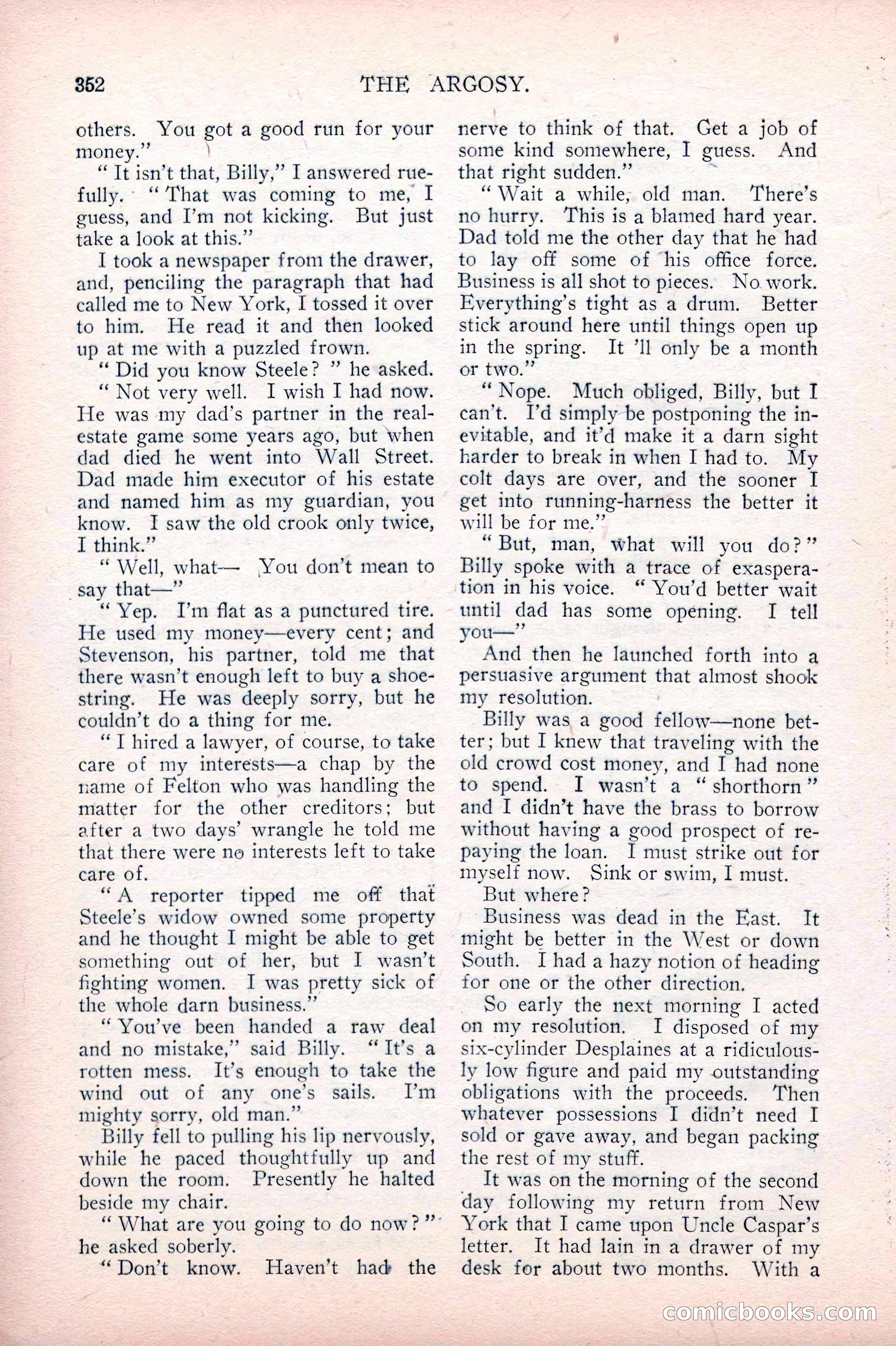 The Argosy, September 1915 — page 138 of 246