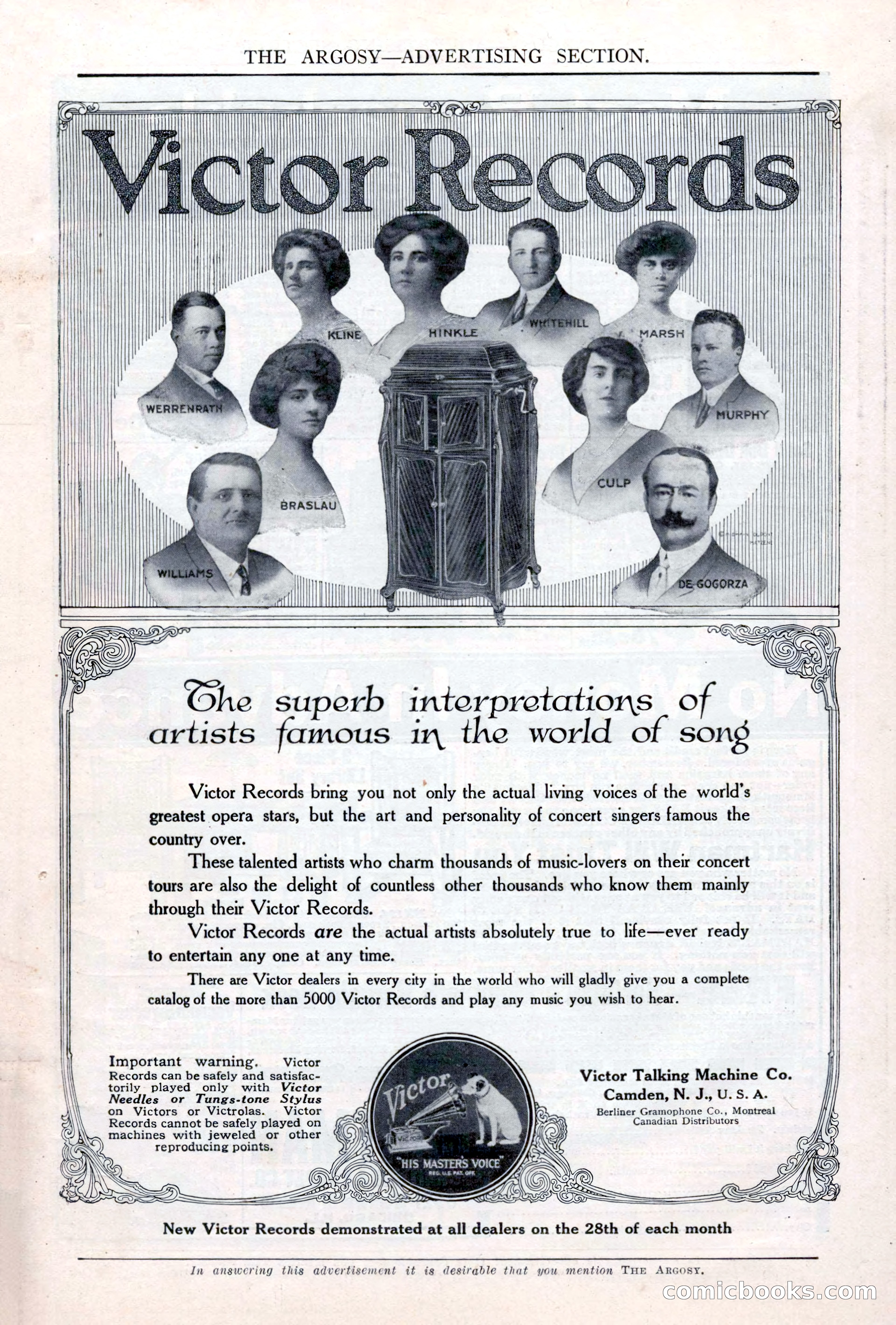 The Argosy, Vol. 81, No. 4 — page 3 of 216