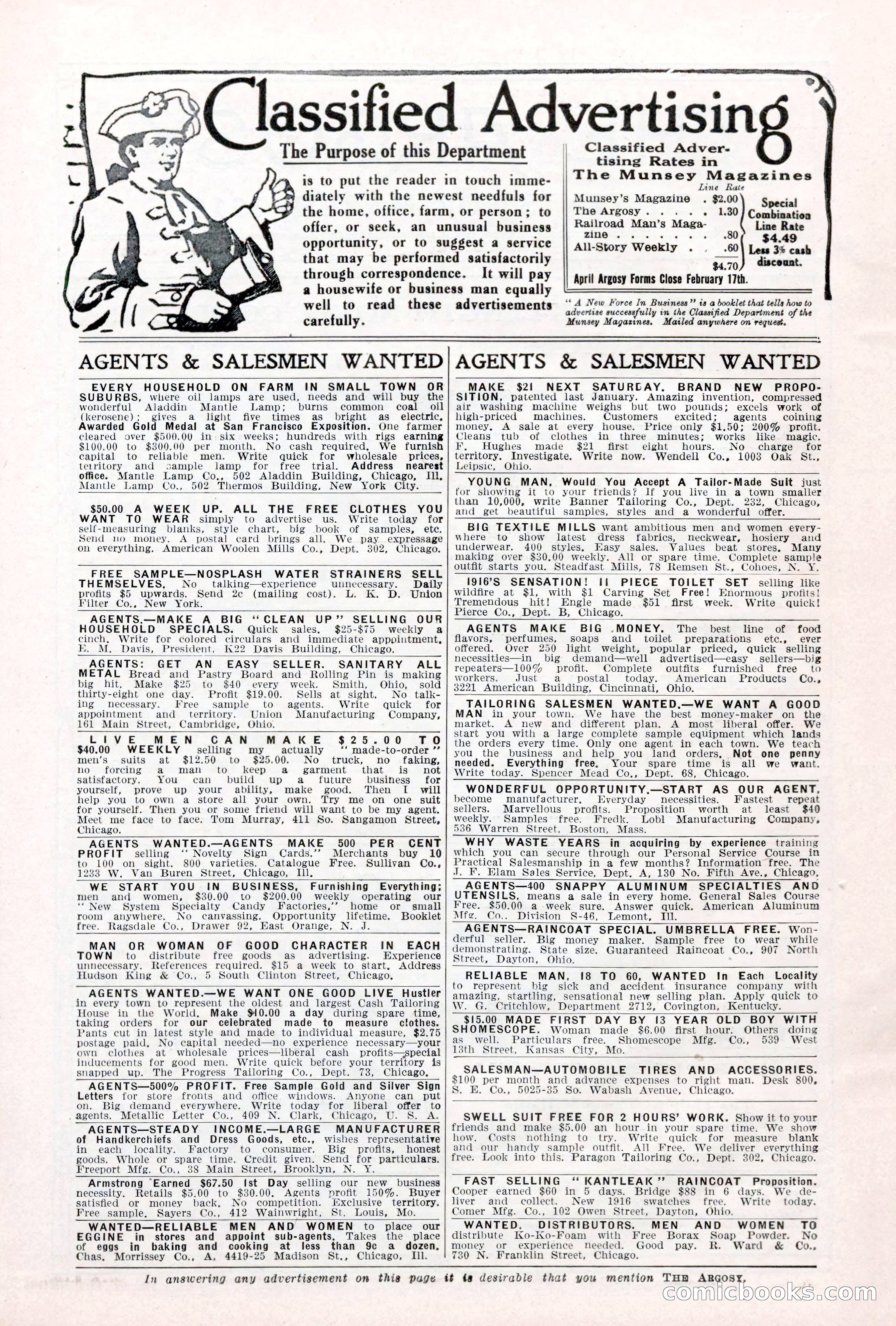 The Argosy, Vol. 81, No. 4 — page 6 of 216