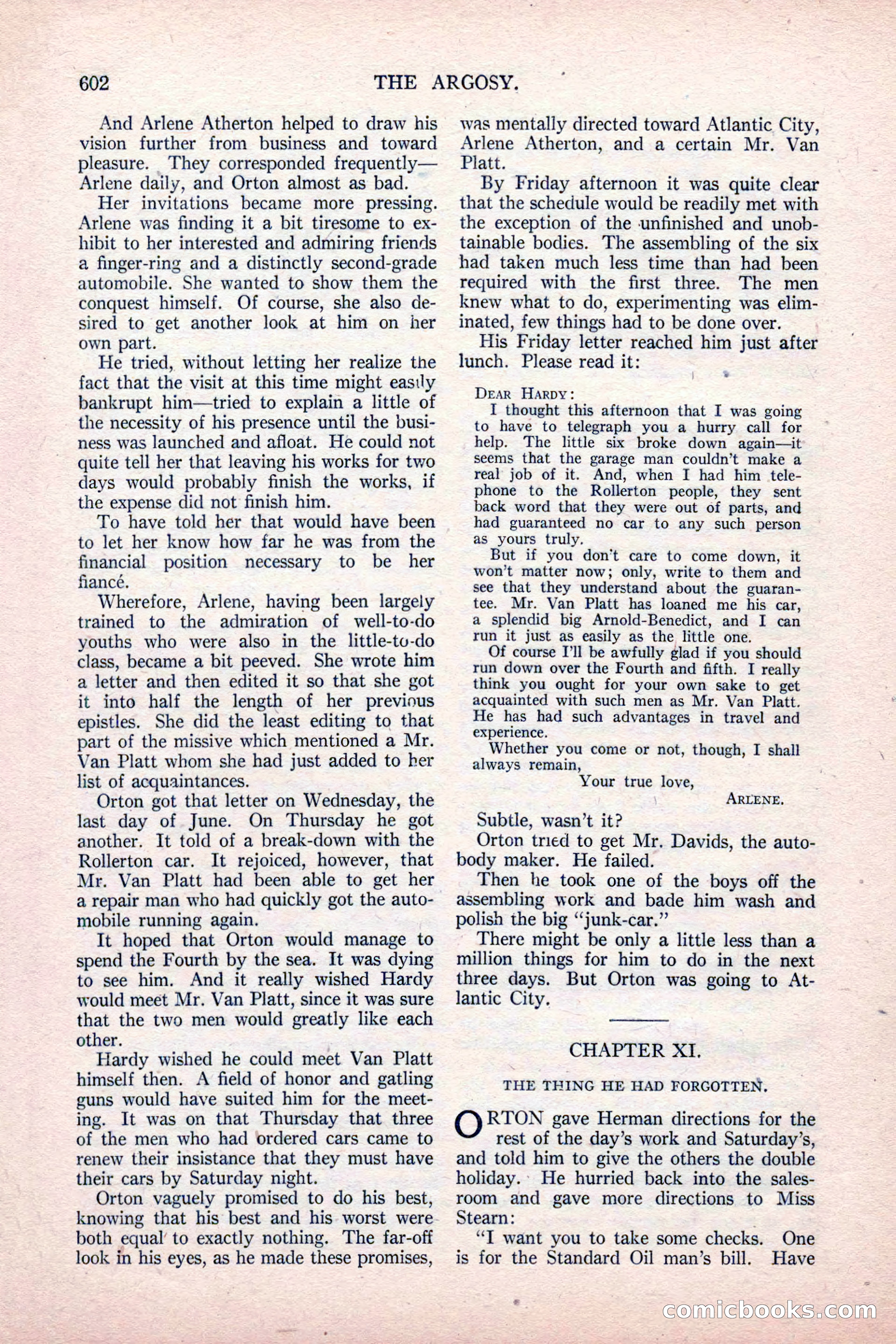 The Argosy, Vol. 81, No. 4 — page 36 of 216