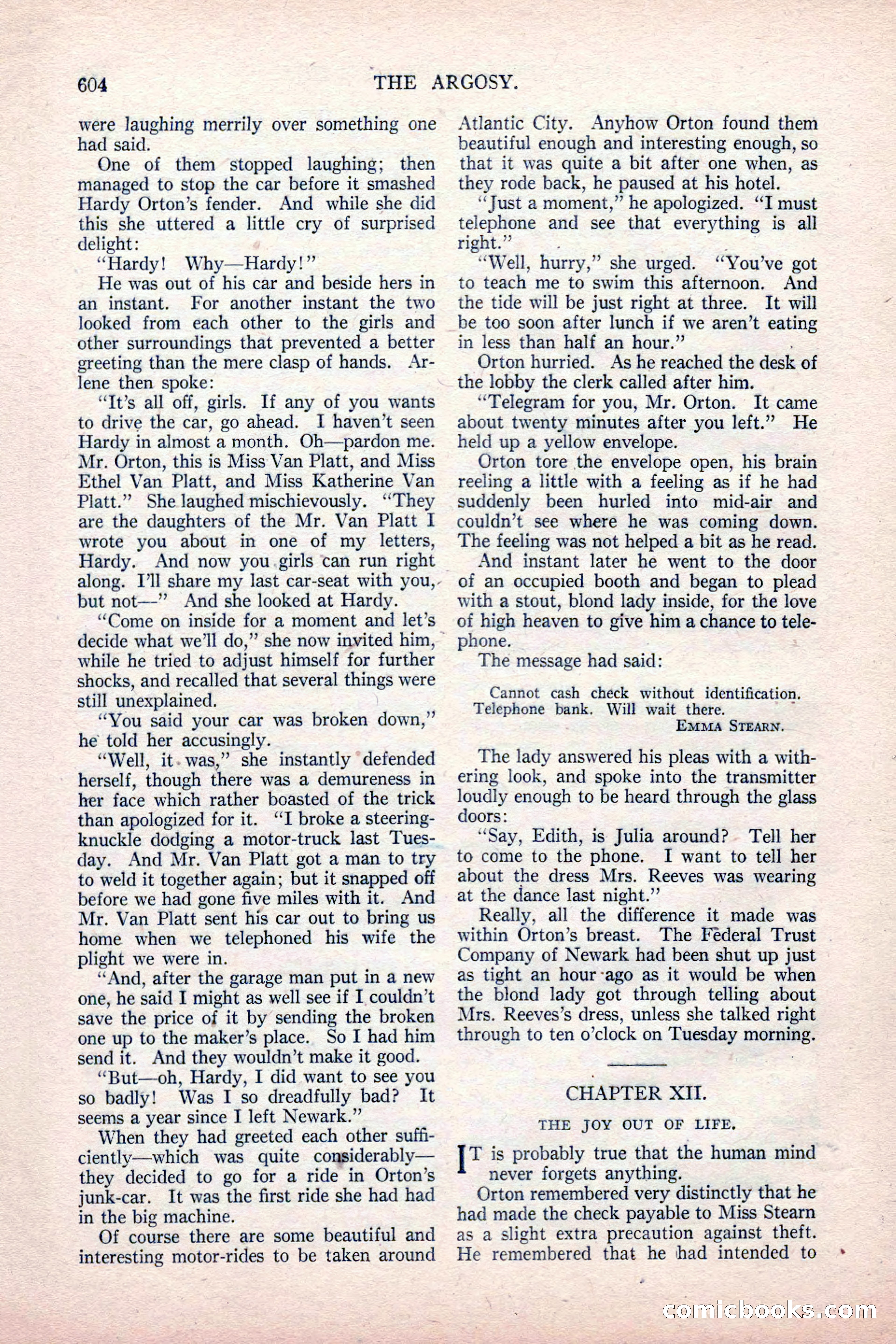 The Argosy, Vol. 81, No. 4 — page 38 of 216