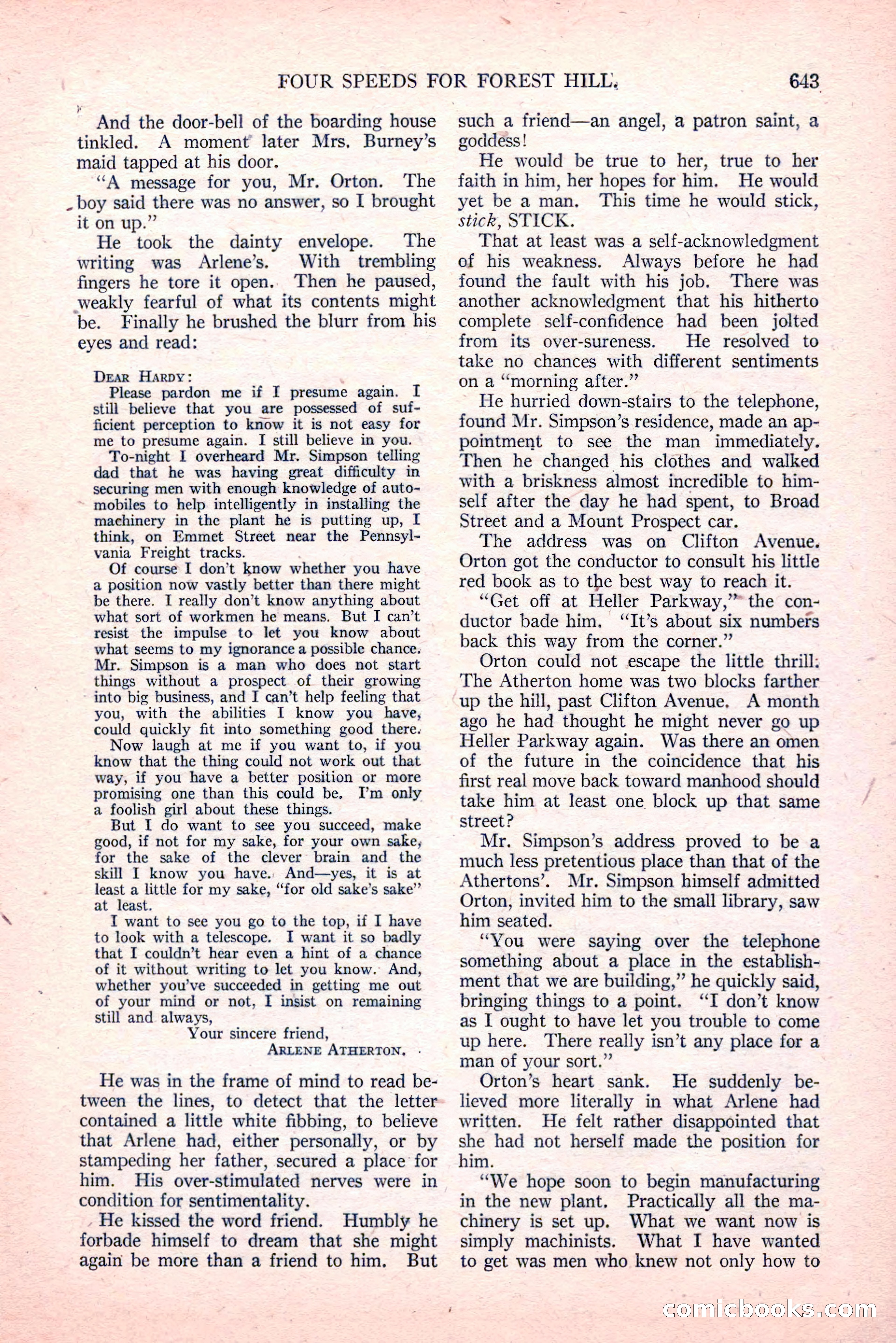 The Argosy, Vol. 81, No. 4 — page 77 of 216
