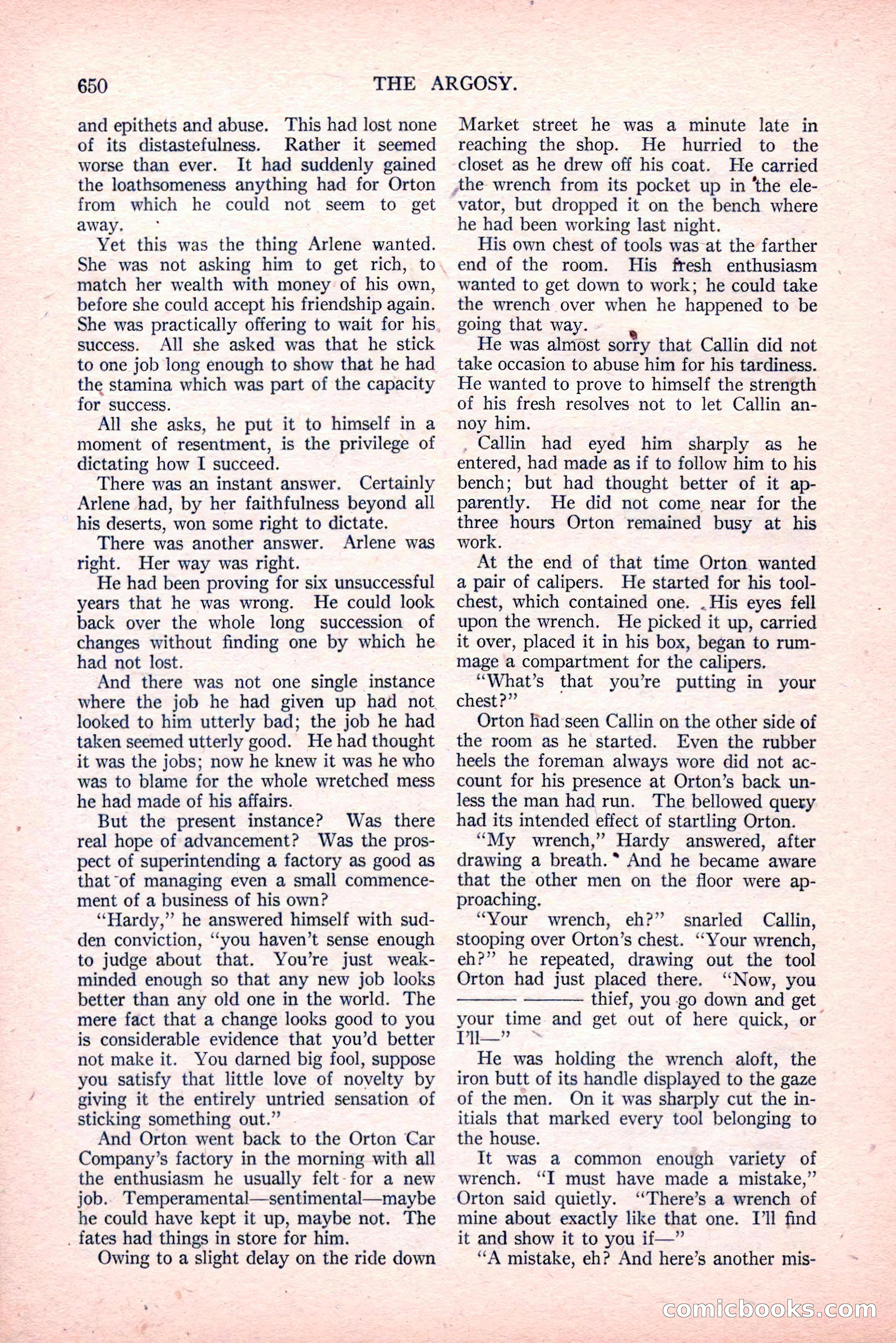 The Argosy, Vol. 81, No. 4 — page 84 of 216
