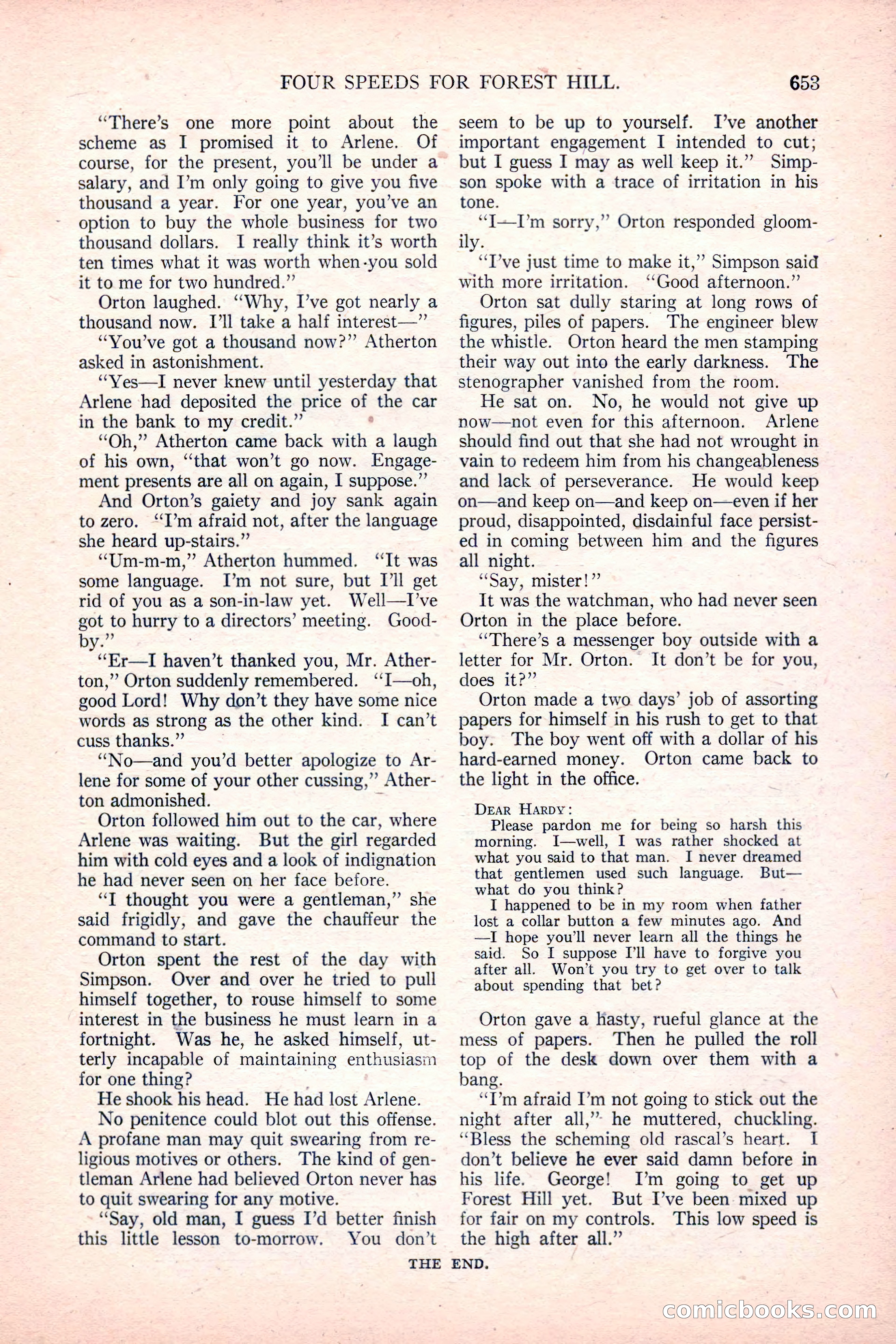 The Argosy, Vol. 81, No. 4 — page 87 of 216