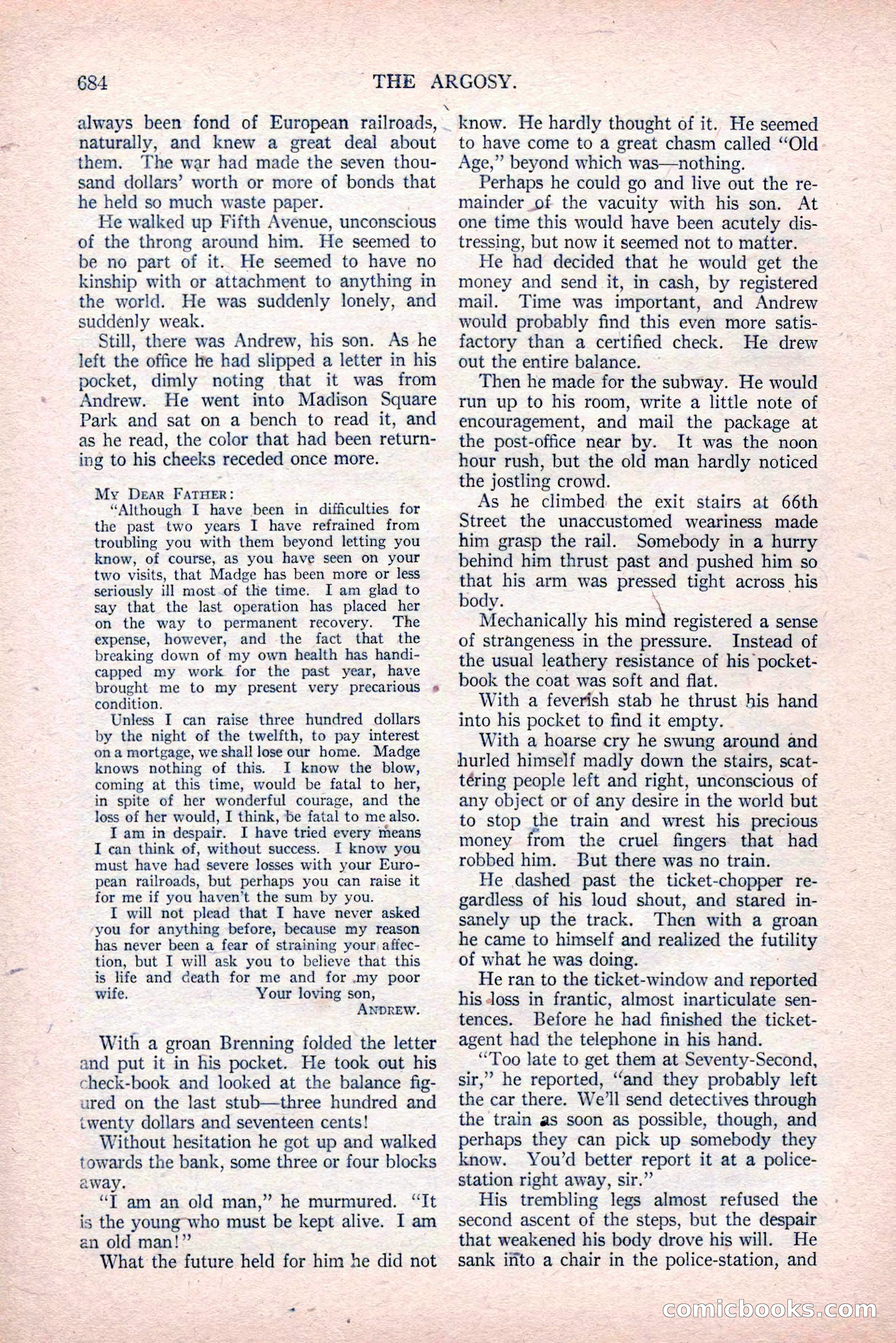 The Argosy, Vol. 81, No. 4 — page 118 of 216