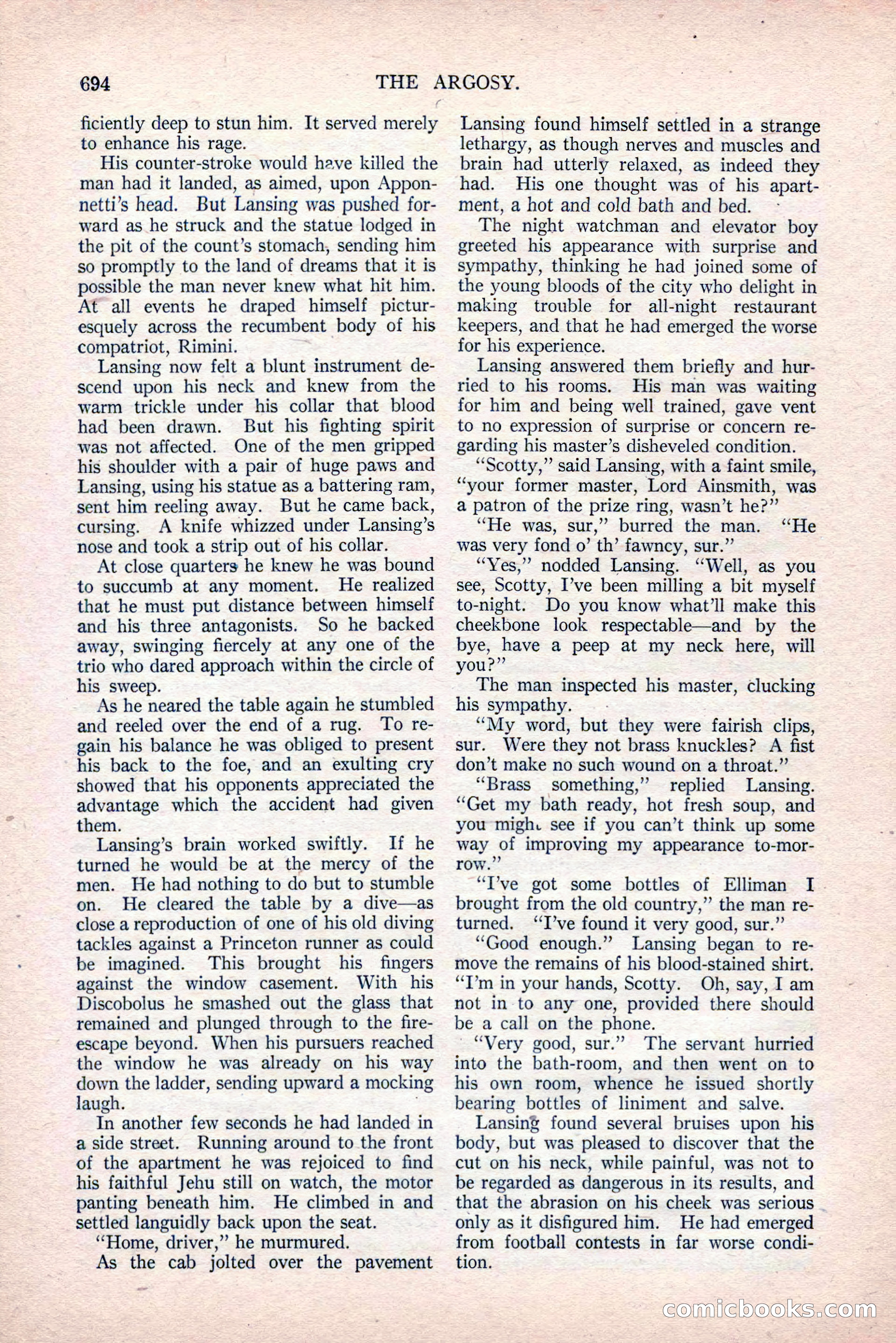 The Argosy, Vol. 81, No. 4 — page 128 of 216