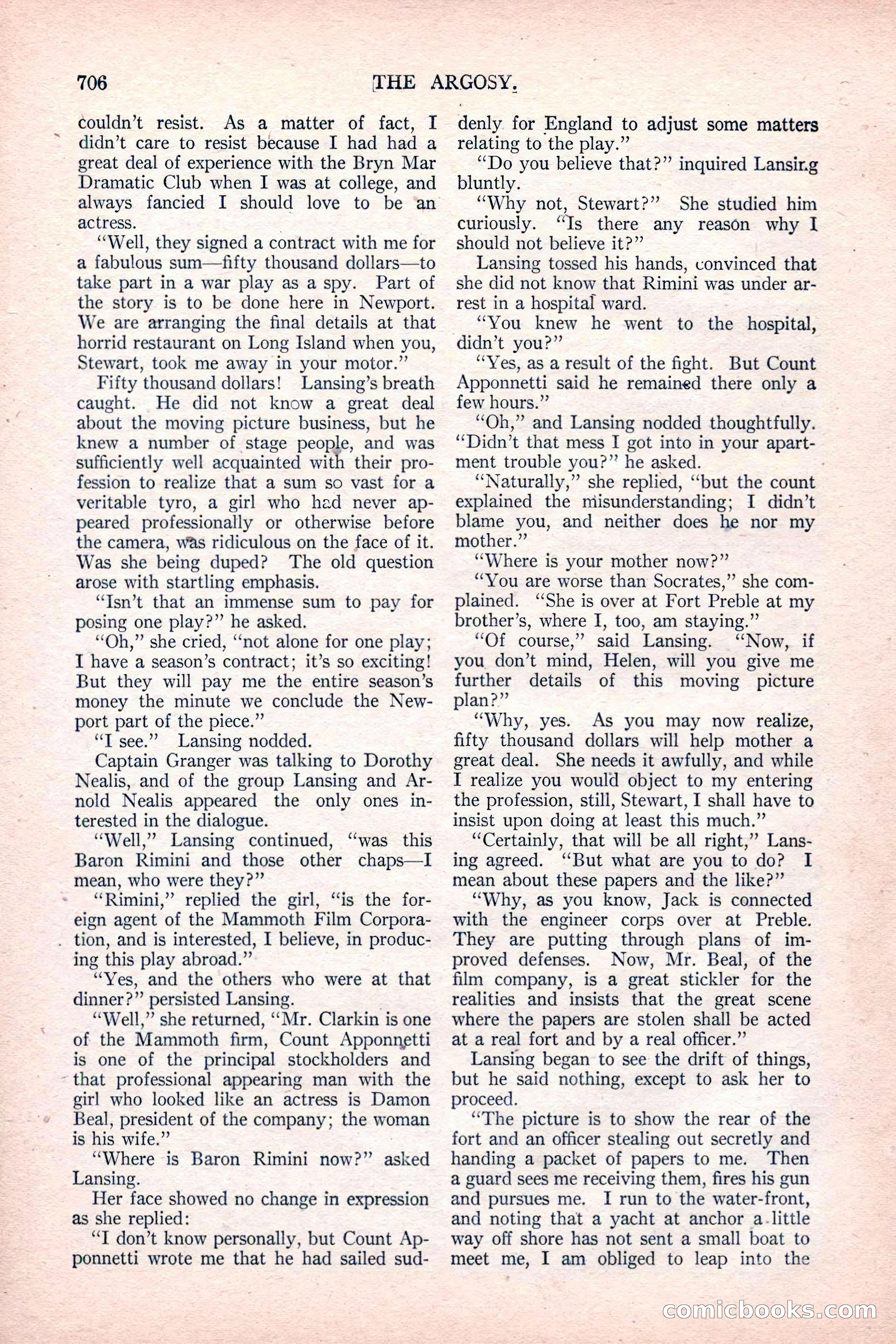 The Argosy, Vol. 81, No. 4 — page 140 of 216