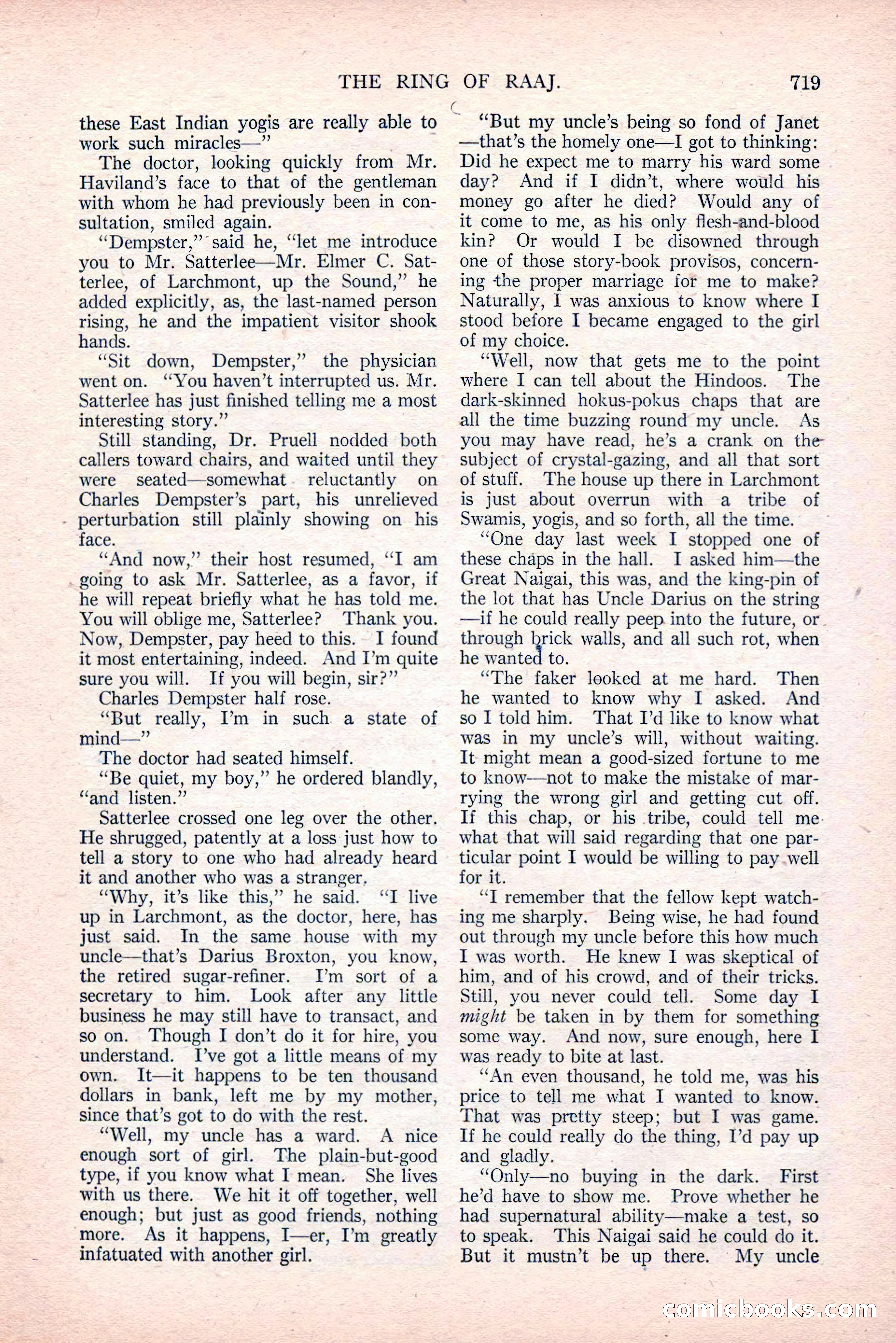 The Argosy, Vol. 81, No. 4 — page 153 of 216