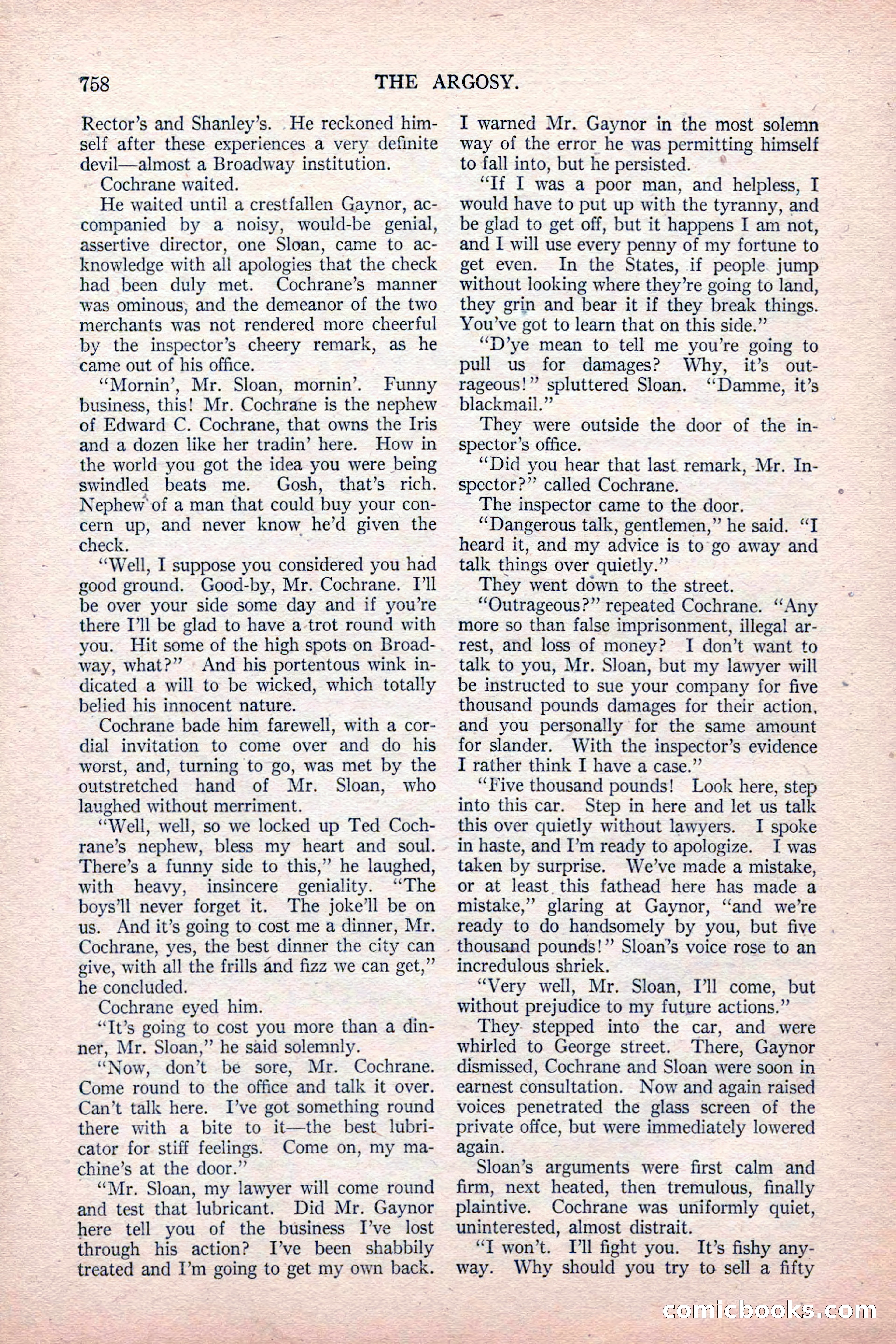 The Argosy, Vol. 81, No. 4 — page 192 of 216