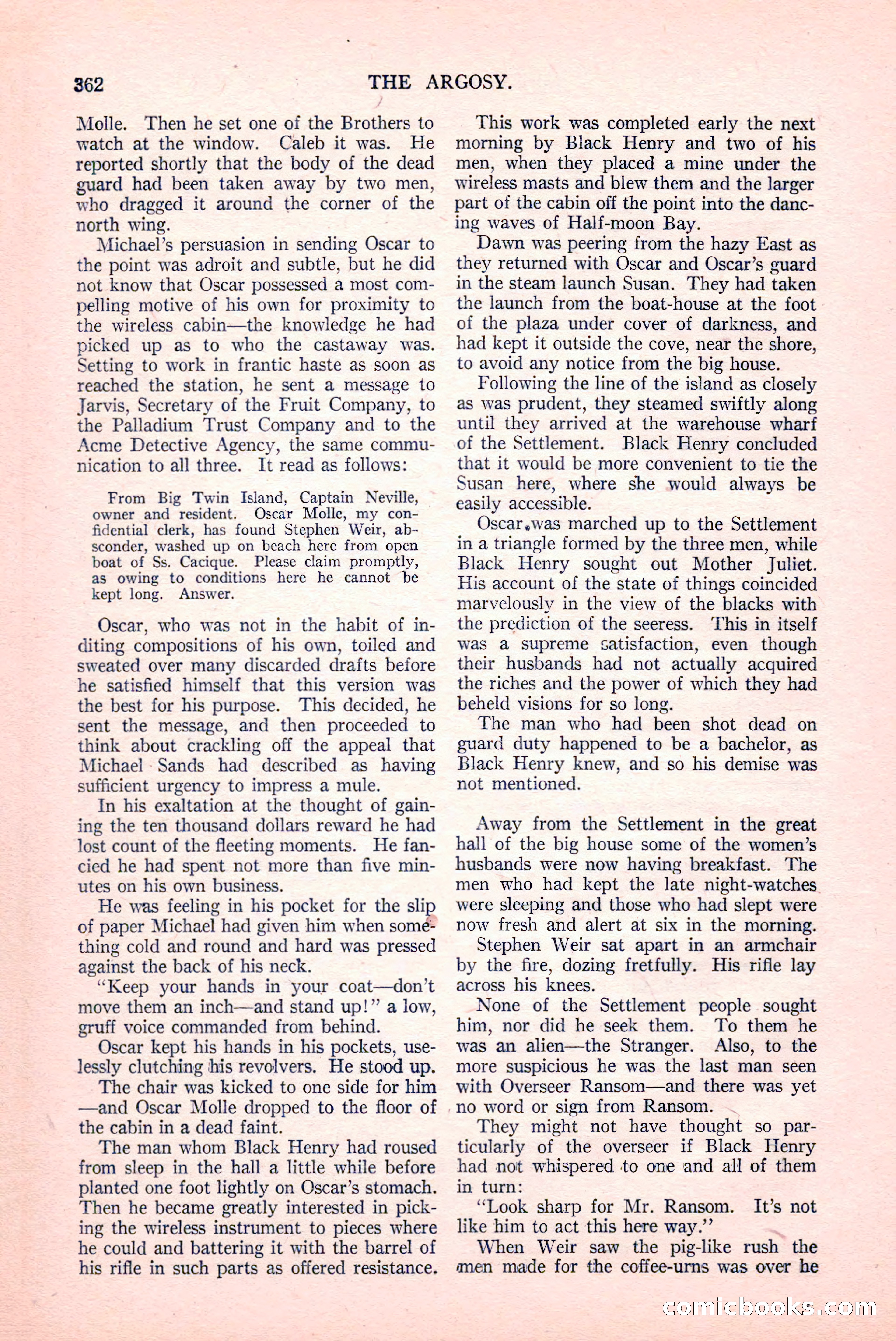 The Argosy, Vol. 82 No. 2 — page 180 of 216