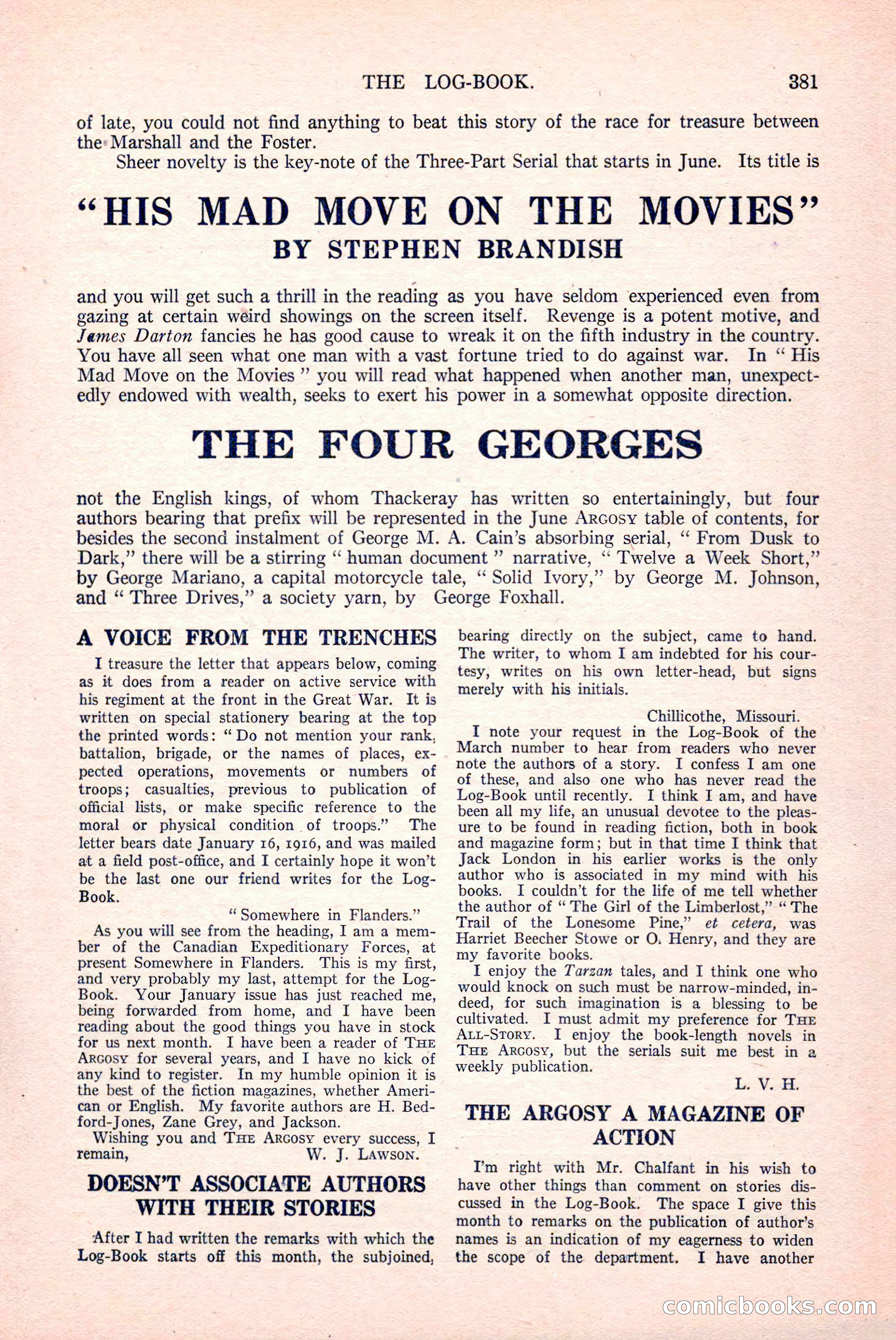 The Argosy, Vol. 82 No. 2 — page 199 of 216