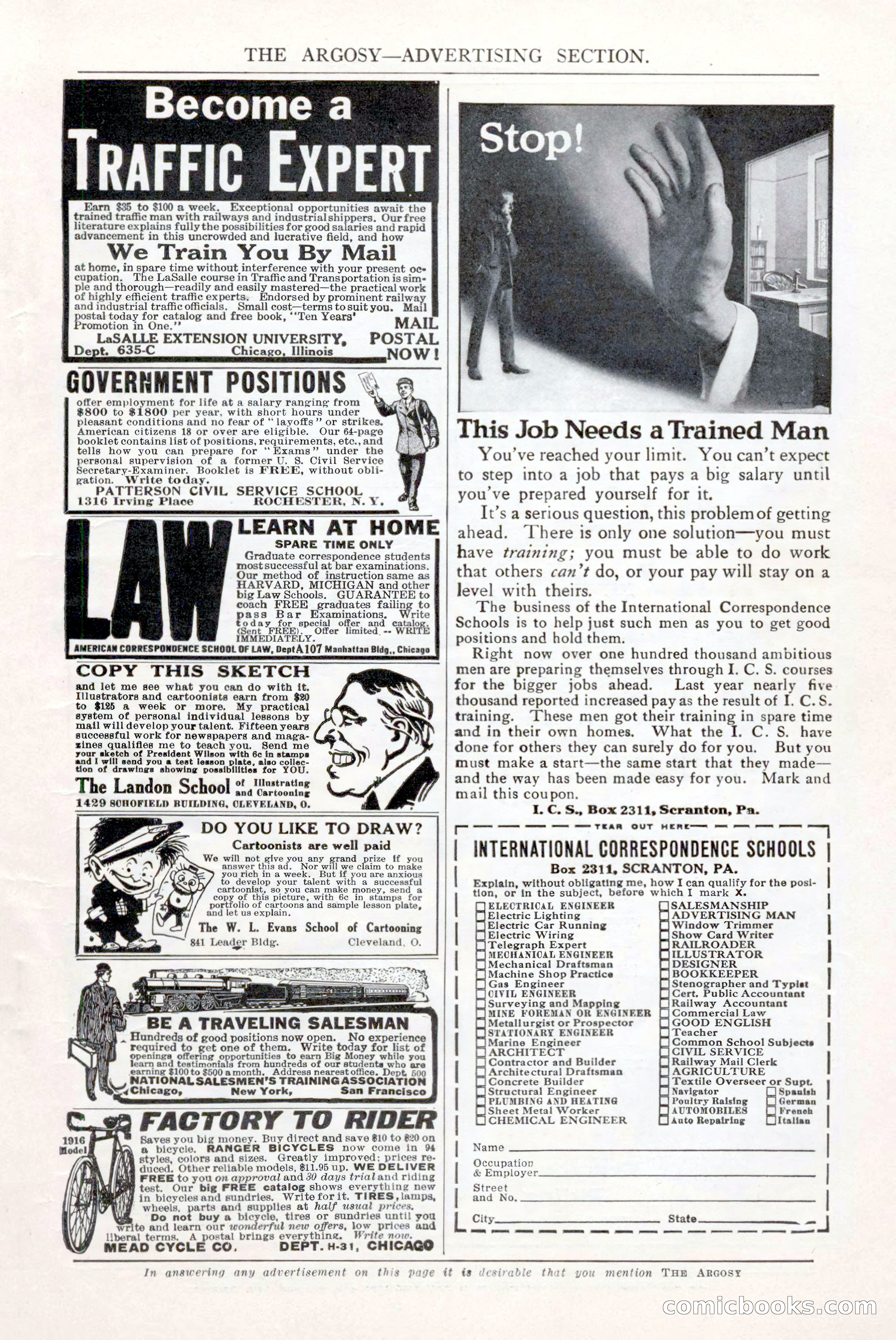 The Argosy, Vol. 82, No. 3 — page 9 of 212