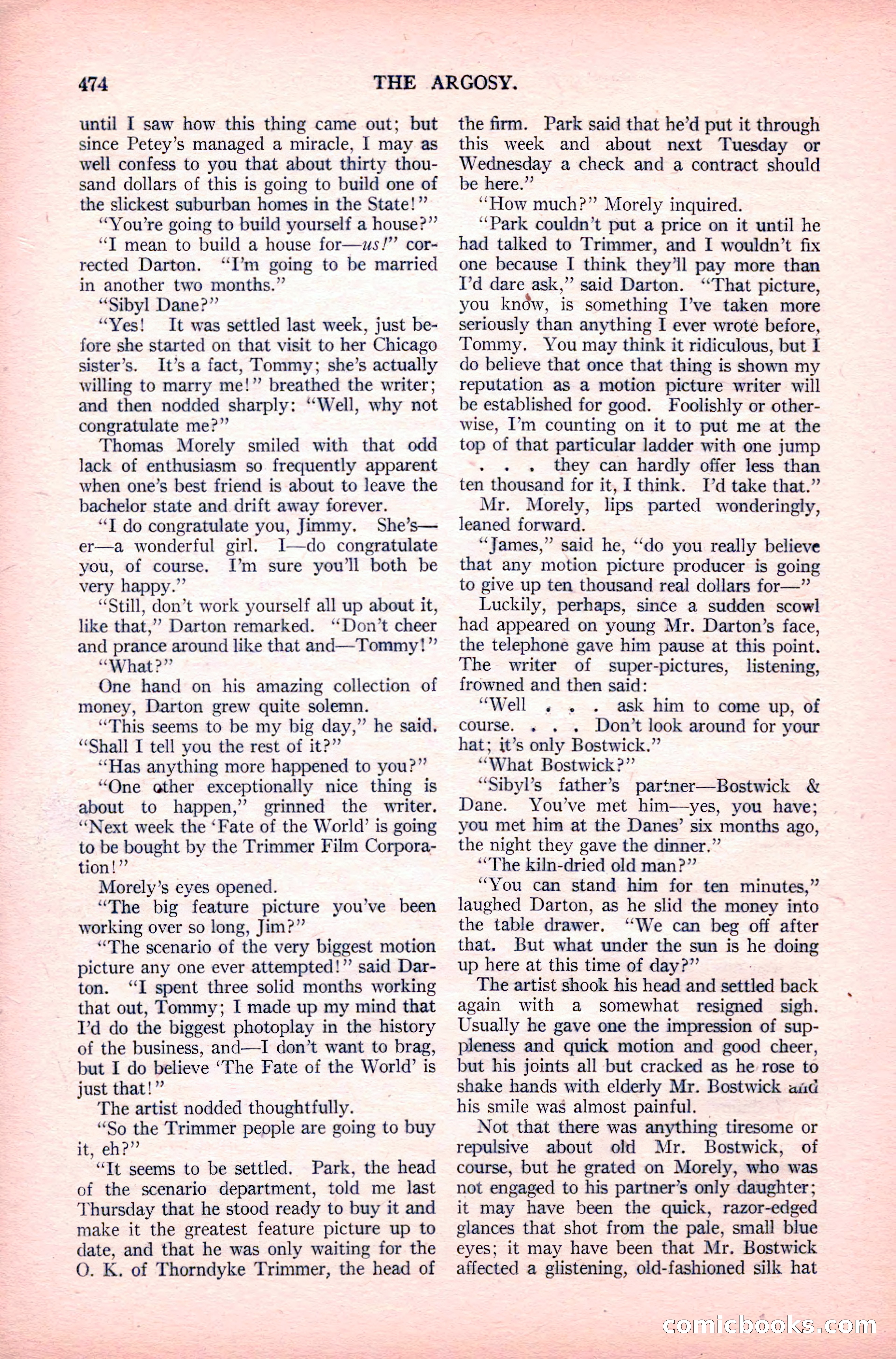The Argosy, Vol. 82, No. 3 — page 100 of 212