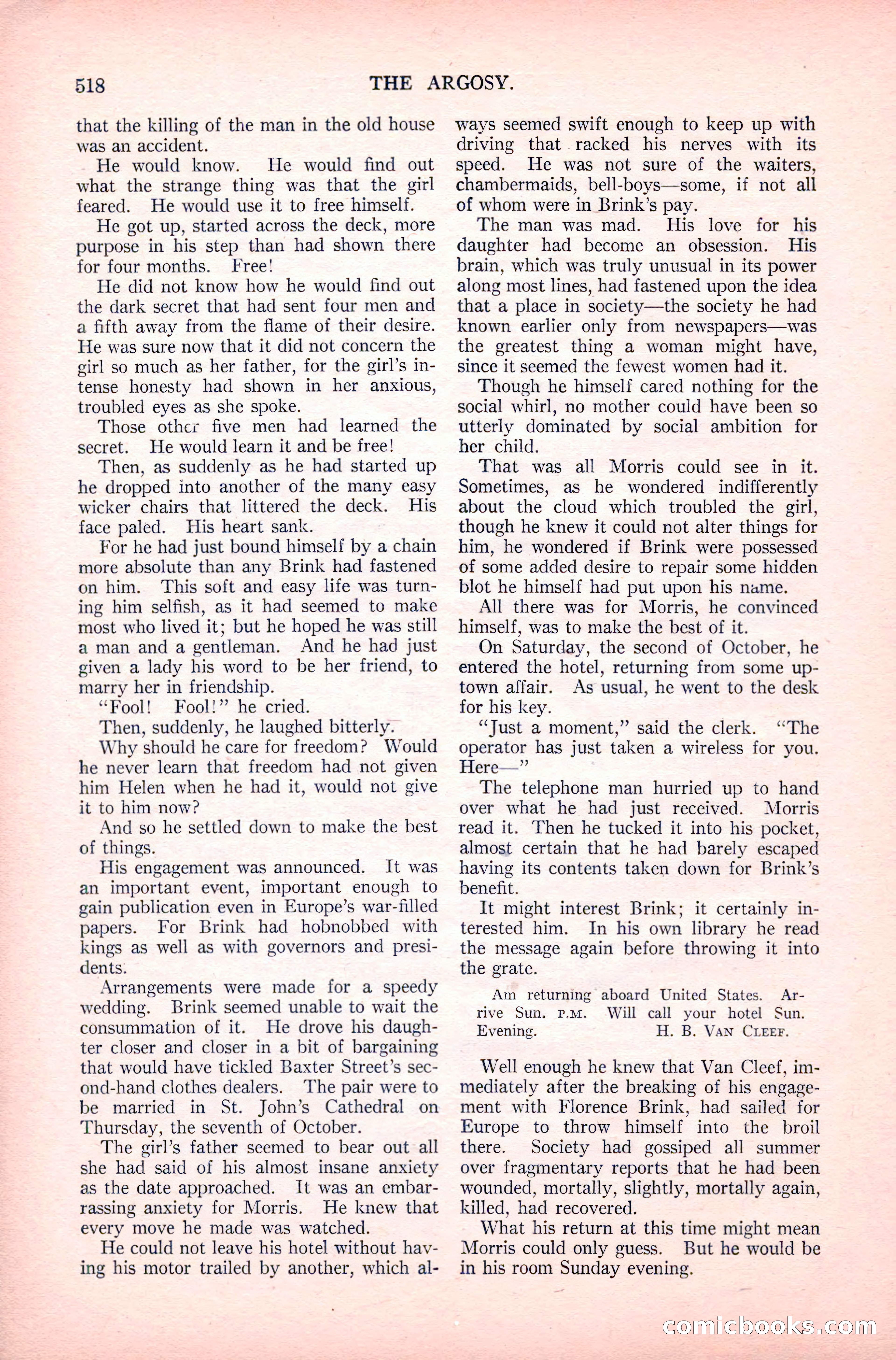 The Argosy, Vol. 82, No. 3 — page 144 of 212