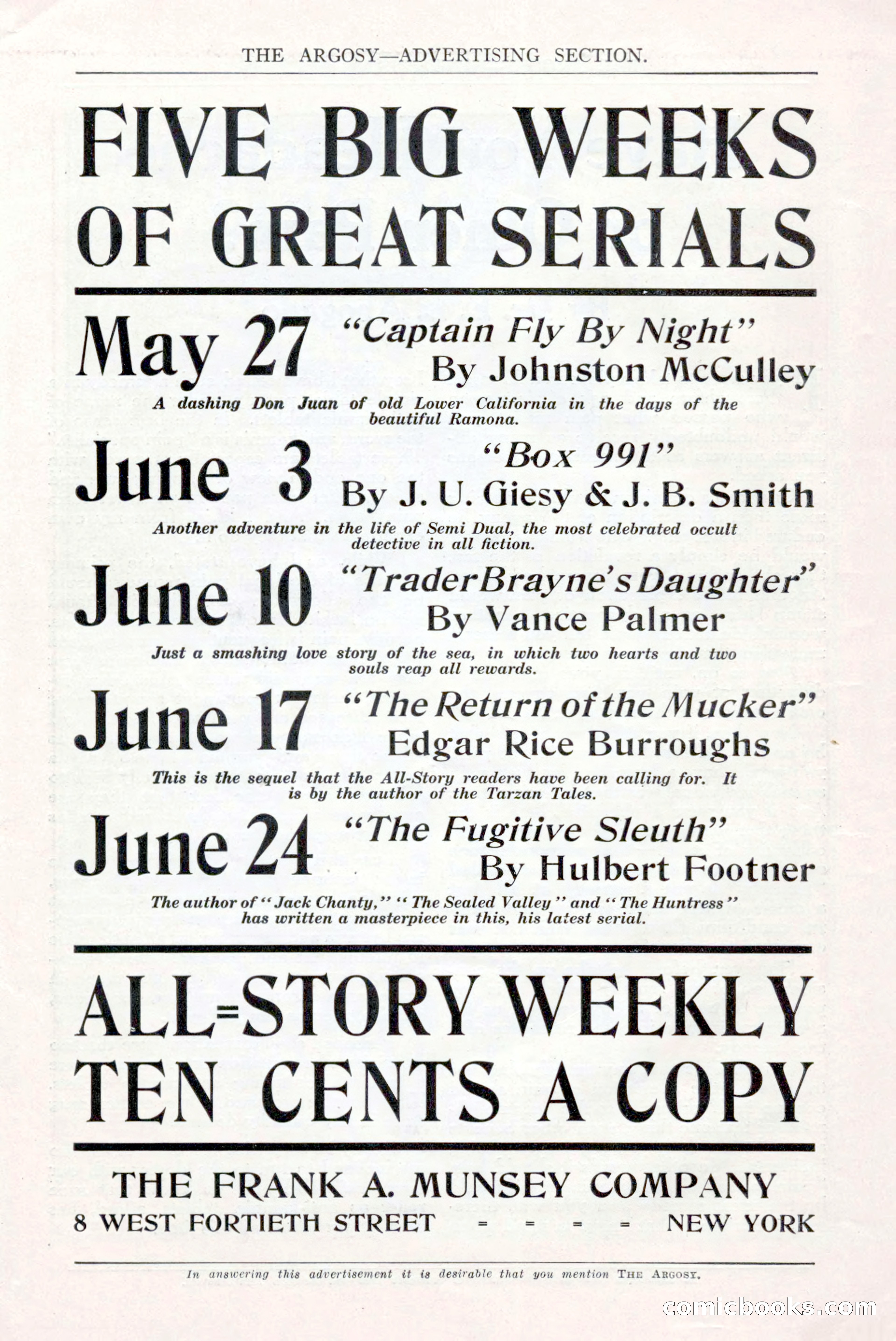 The Argosy, Vol. 82, No. 3 — page 204 of 212