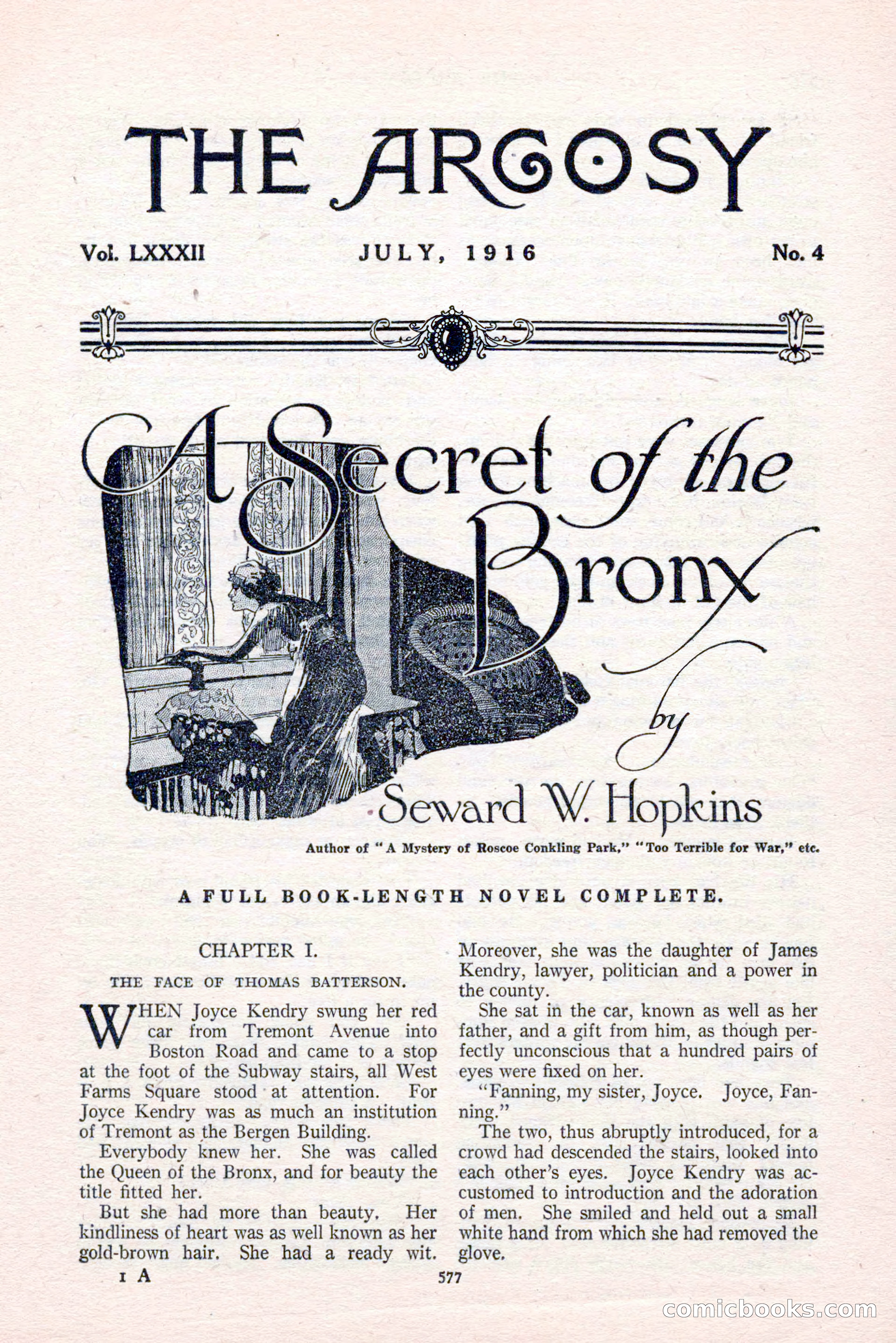 The Argosy, Vol. 82 No. 4 — page 11 of 208