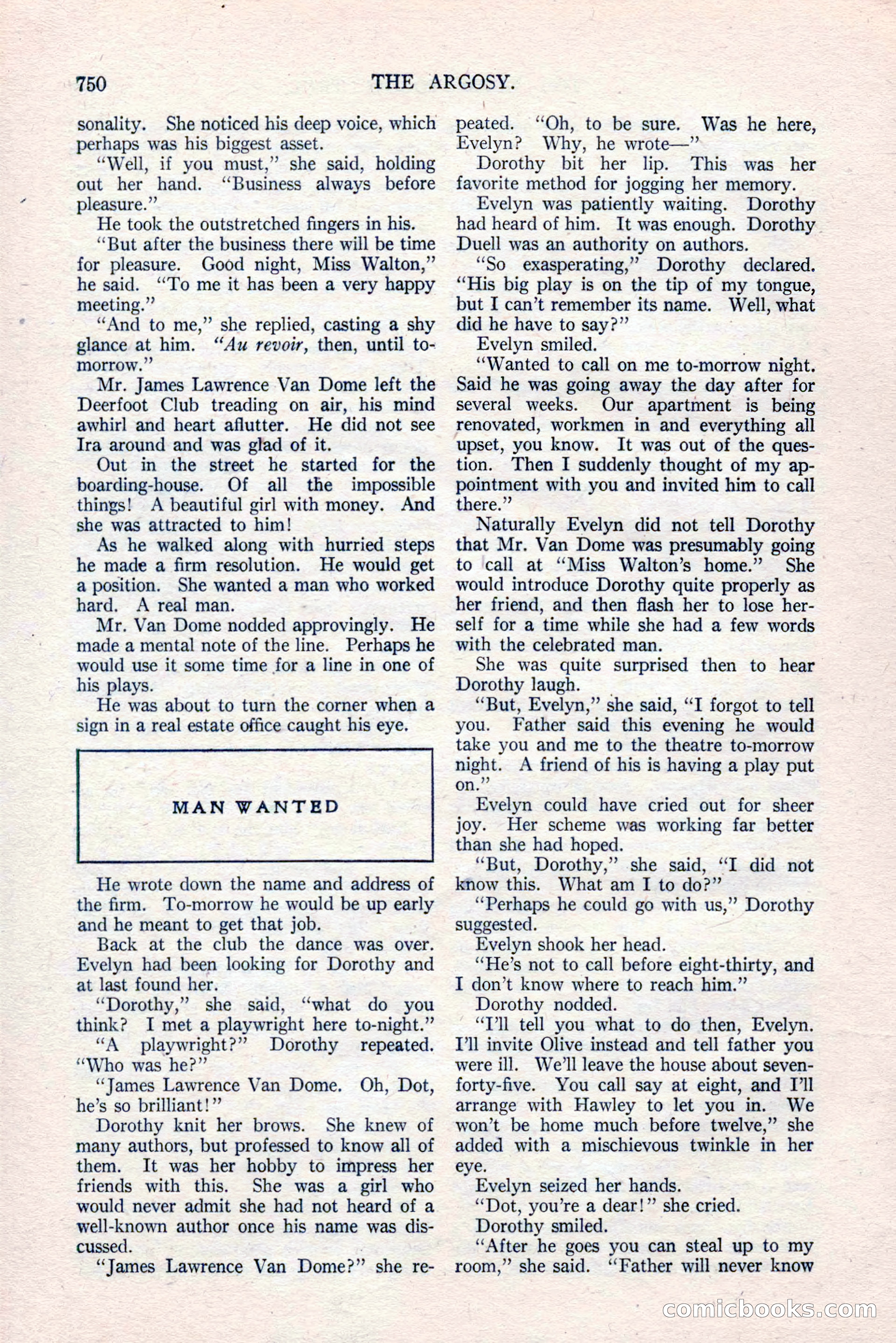 The Argosy, Vol. 82 No. 4 — page 184 of 208