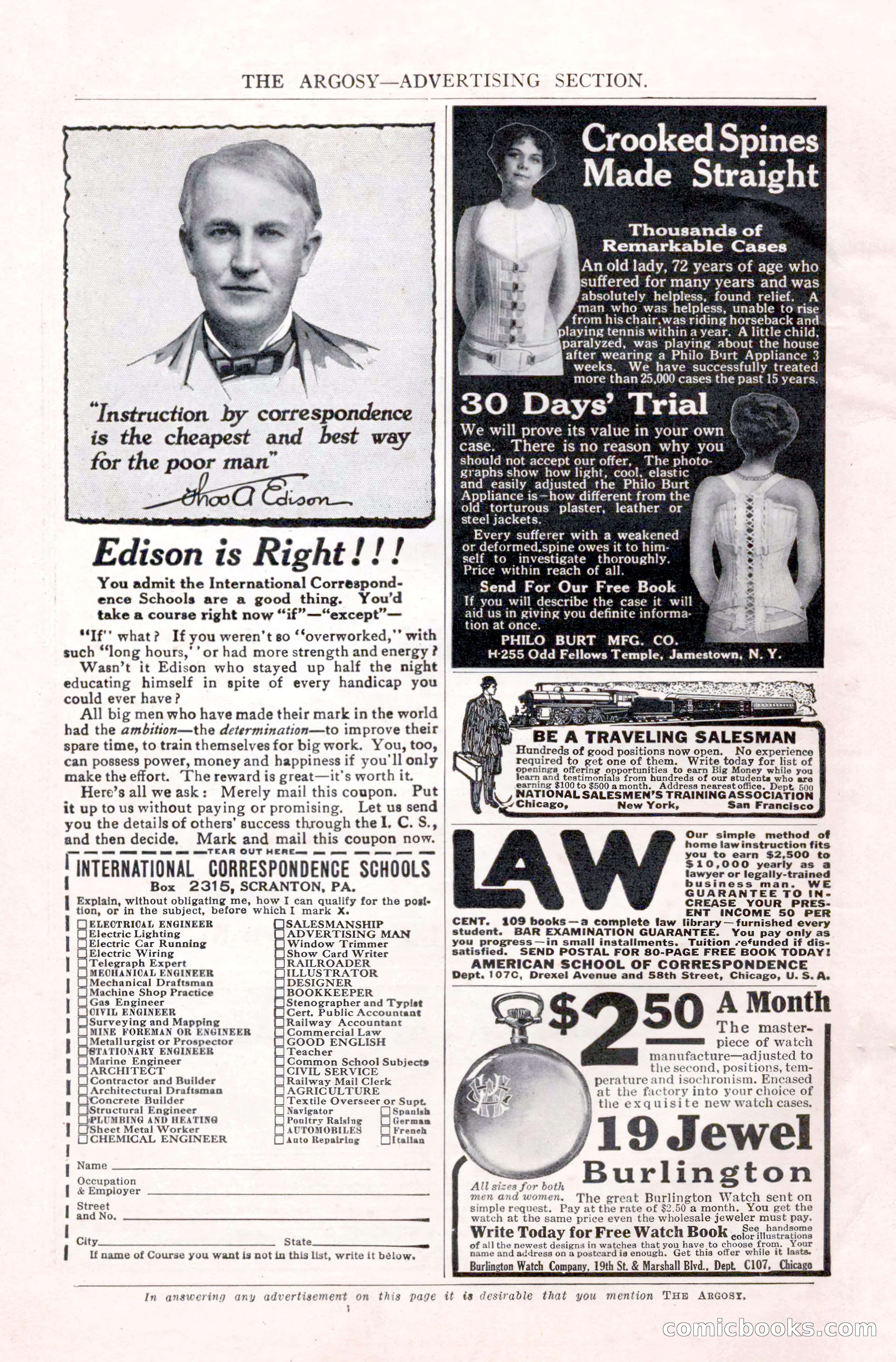 The Argosy, Vol. 83 No. 1 — page 4 of 204