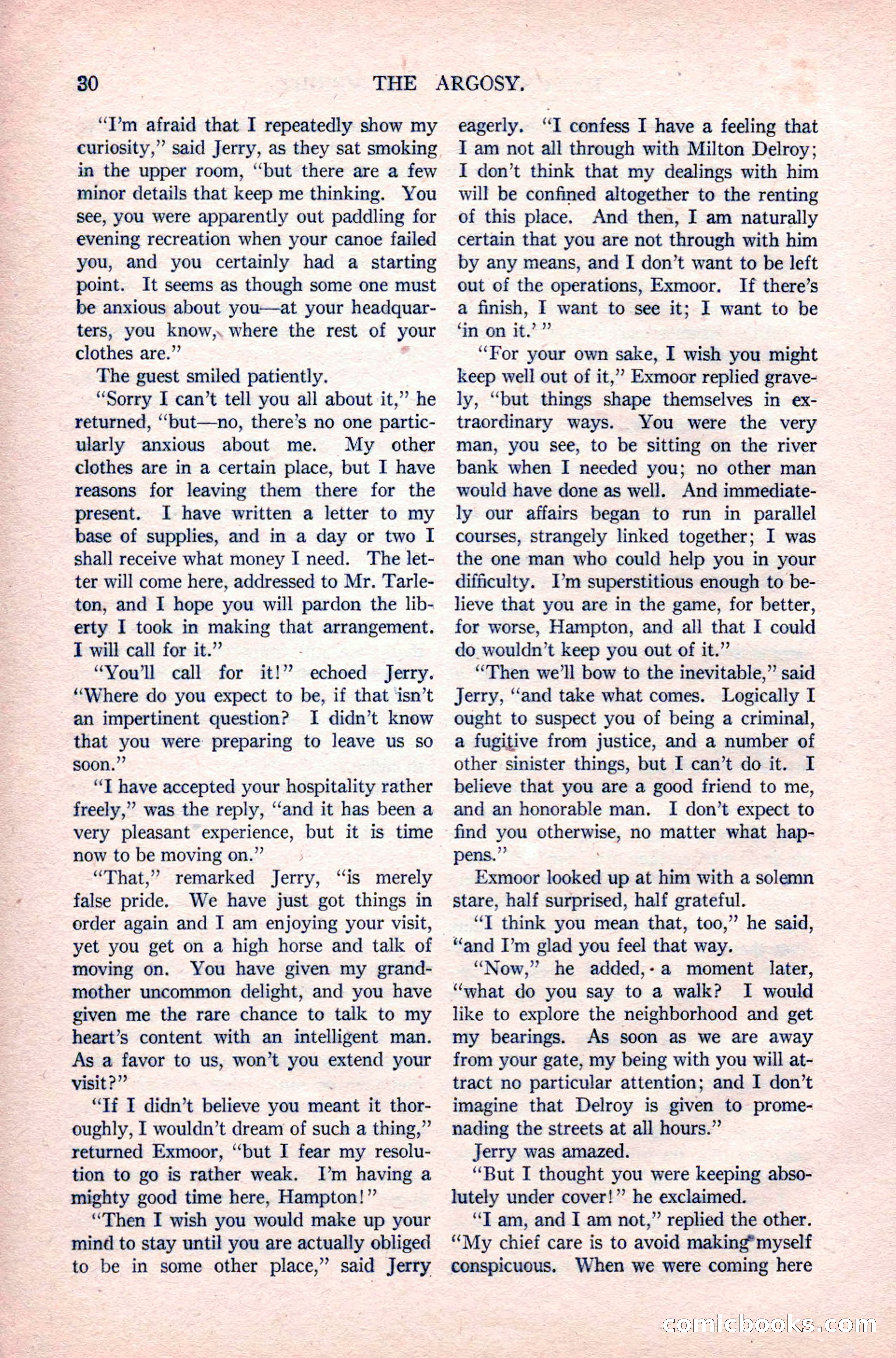 The Argosy, Vol. 83 No. 1 — page 40 of 204