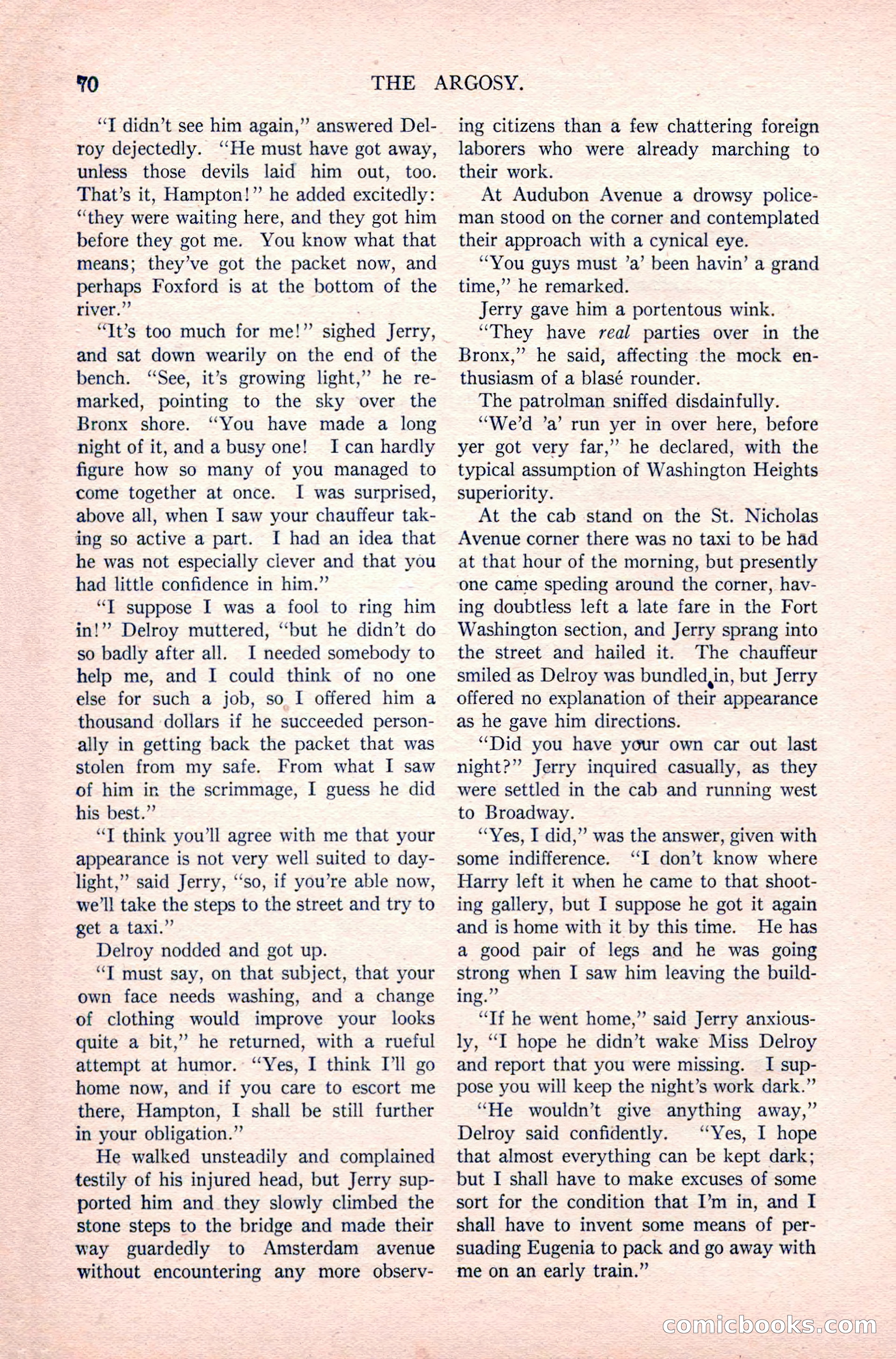 The Argosy, Vol. 83 No. 1 — page 80 of 204