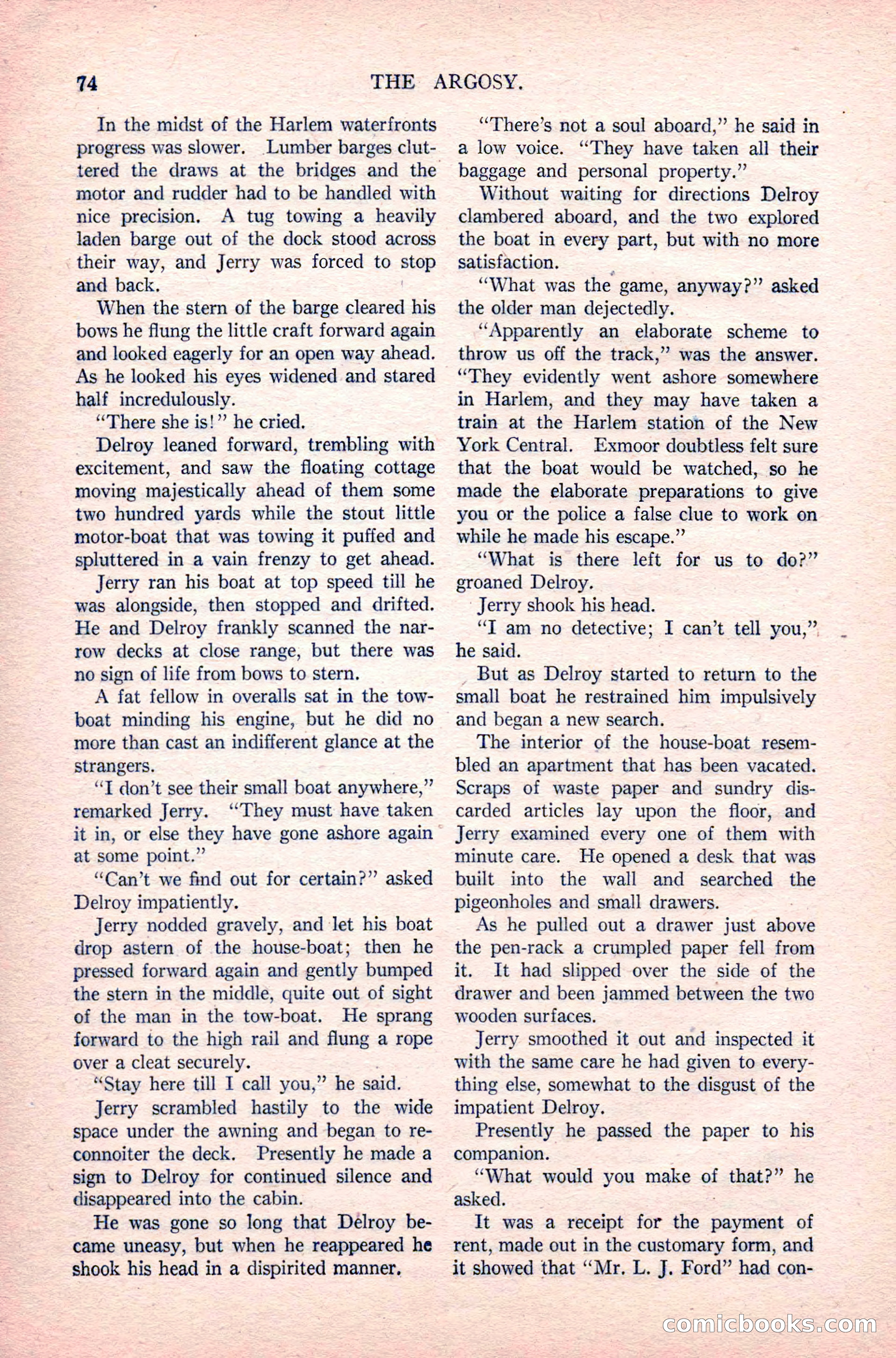 The Argosy, Vol. 83 No. 1 — page 84 of 204