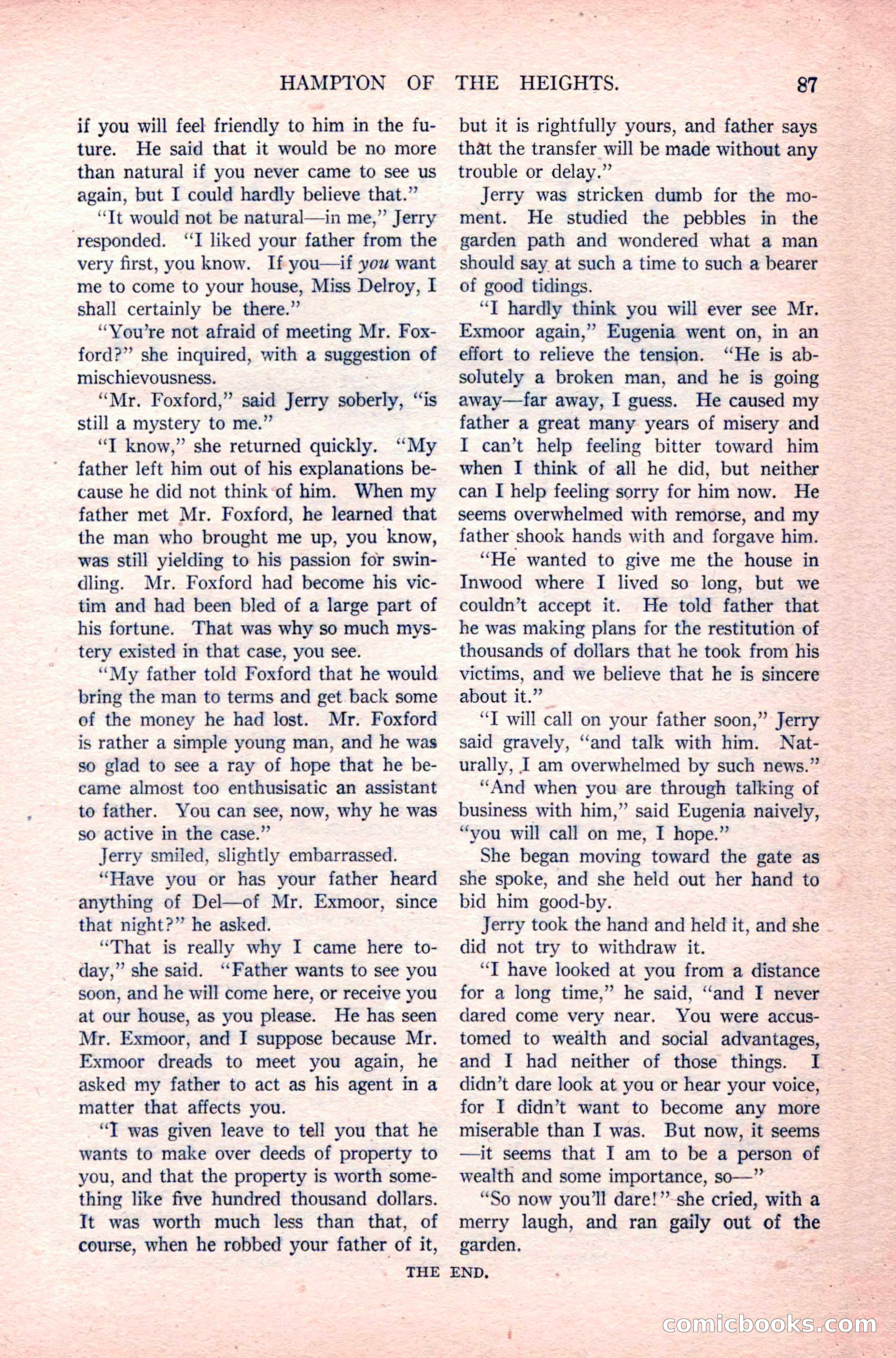 The Argosy, Vol. 83 No. 1 — page 97 of 204