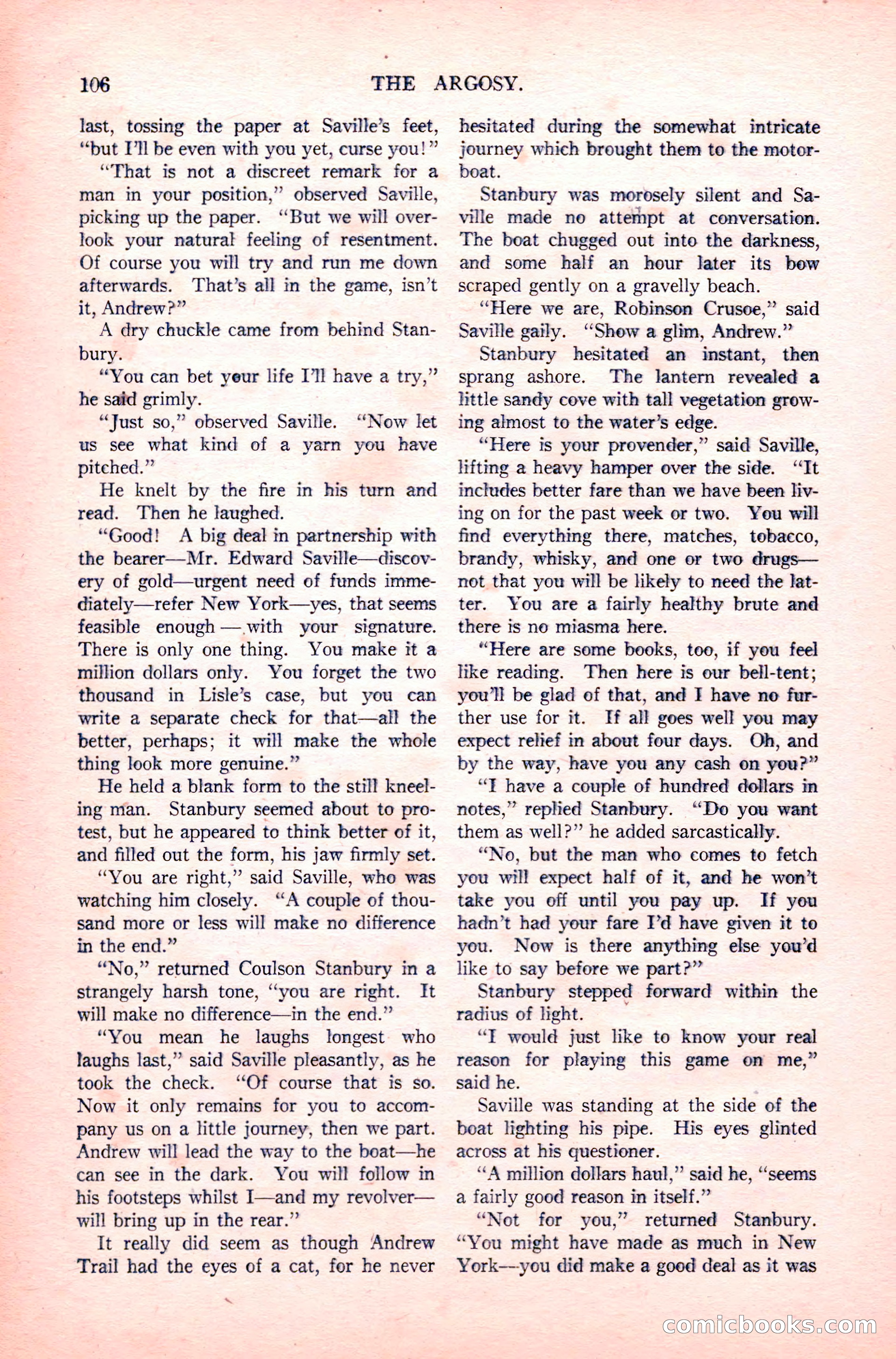 The Argosy, Vol. 83 No. 1 — page 116 of 204